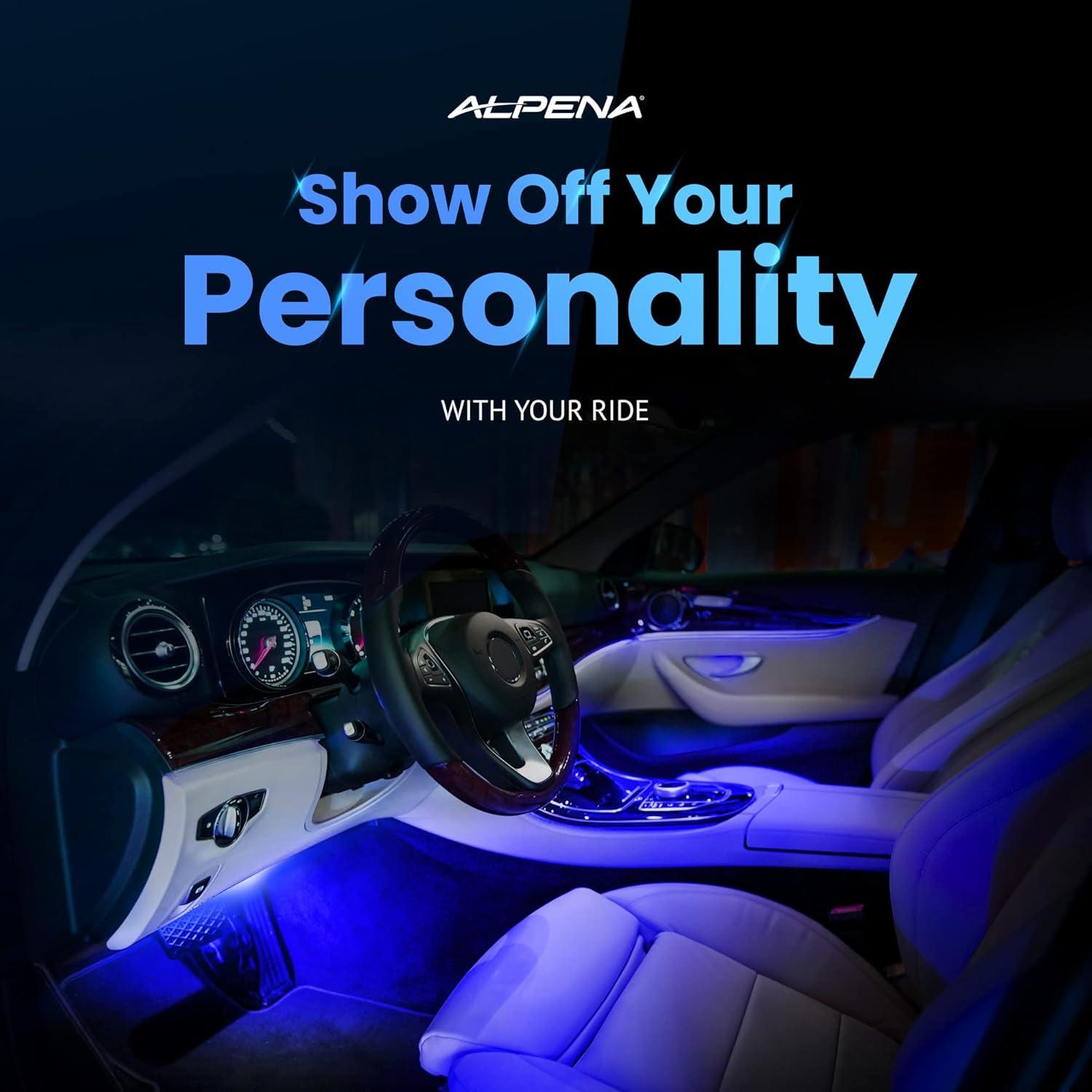 Kit de Luces LED FloGlo Alpena para Automóvil 2 Tiras 30.48cm