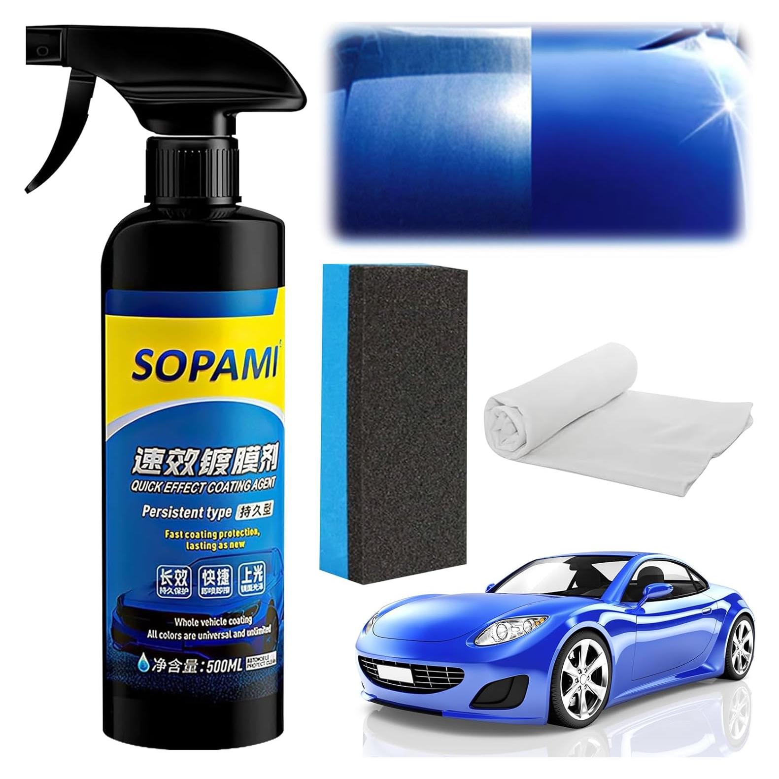 Sopami Spray de Recubrimiento para Automóviles 500ml - Protección y Brillo