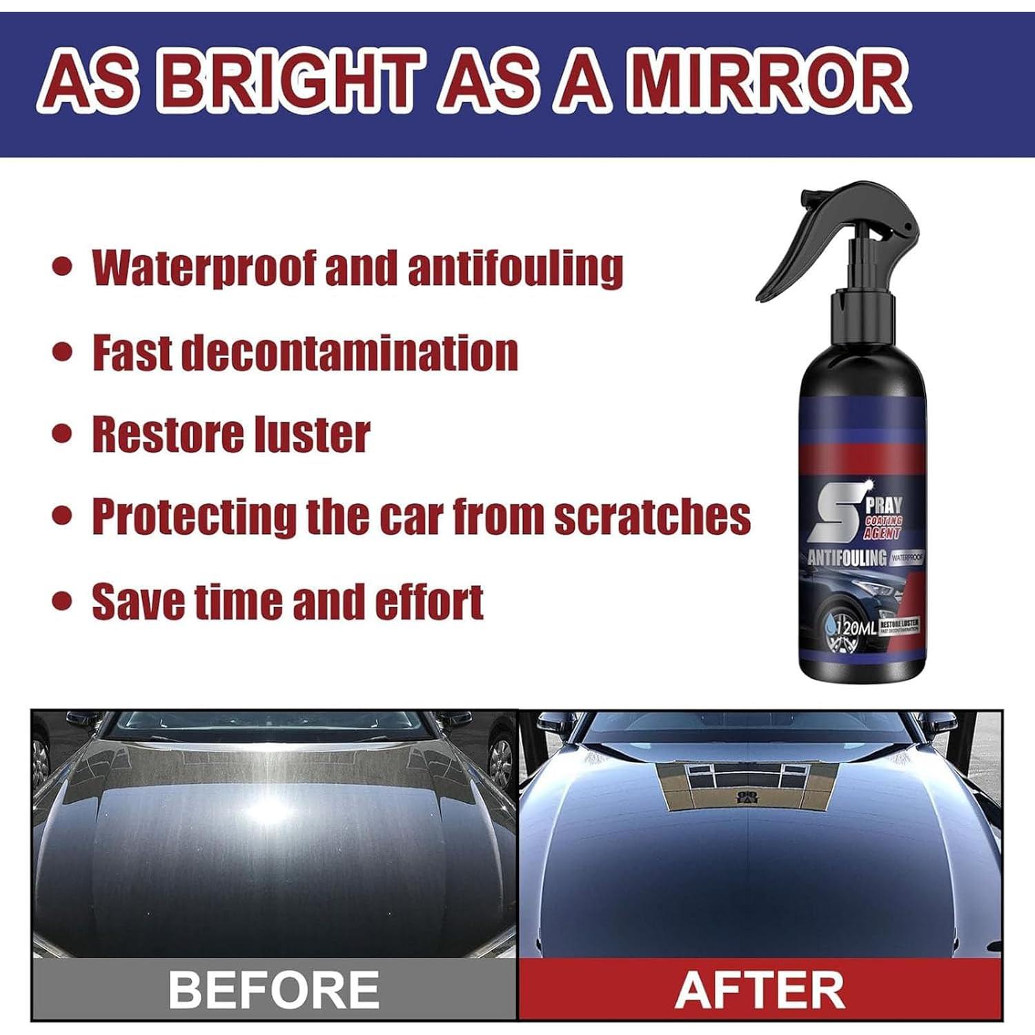 Spray Cerámico 3 en 1 para Automóviles Genérico 120ml - 3PCS