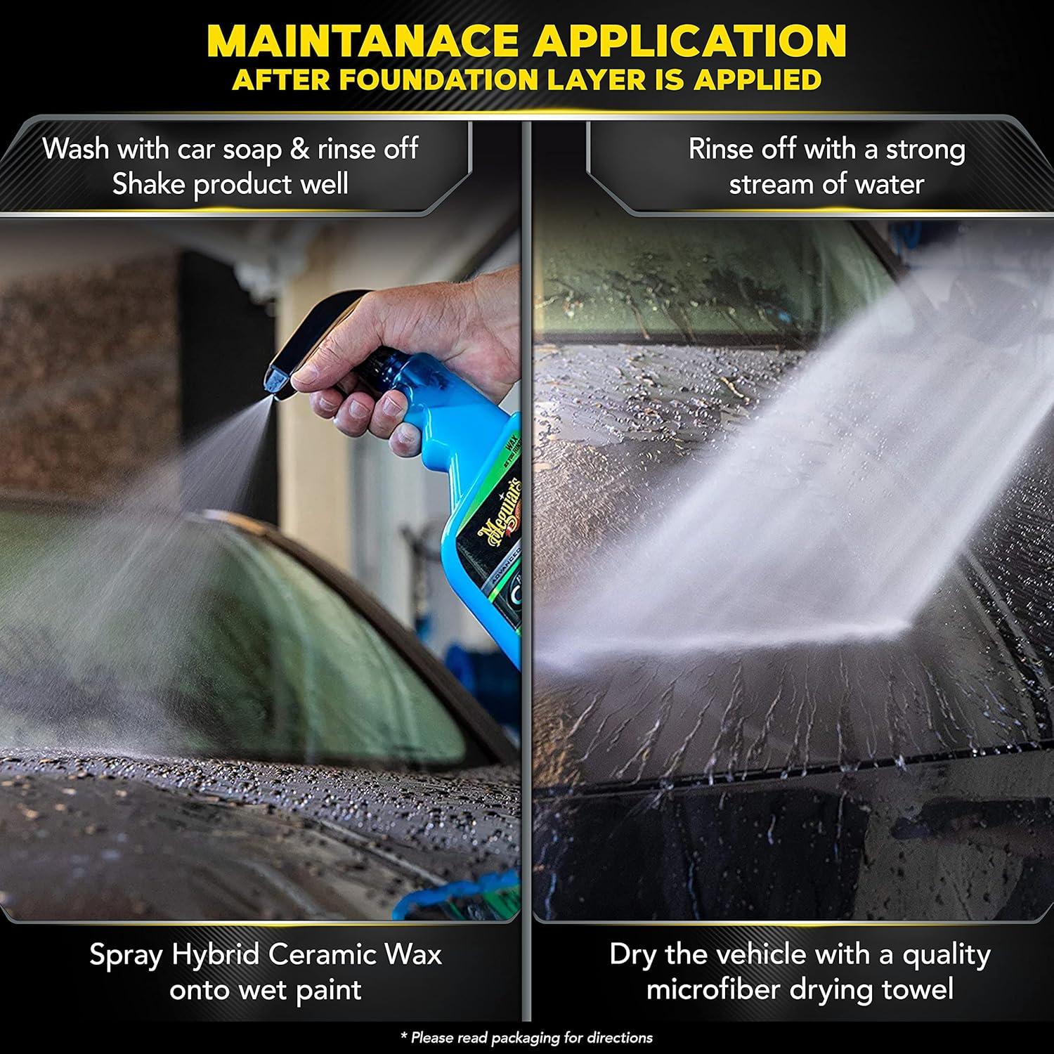 Cera Cerámica Híbrida Meguiar's 0.95 L en Spray para Autos