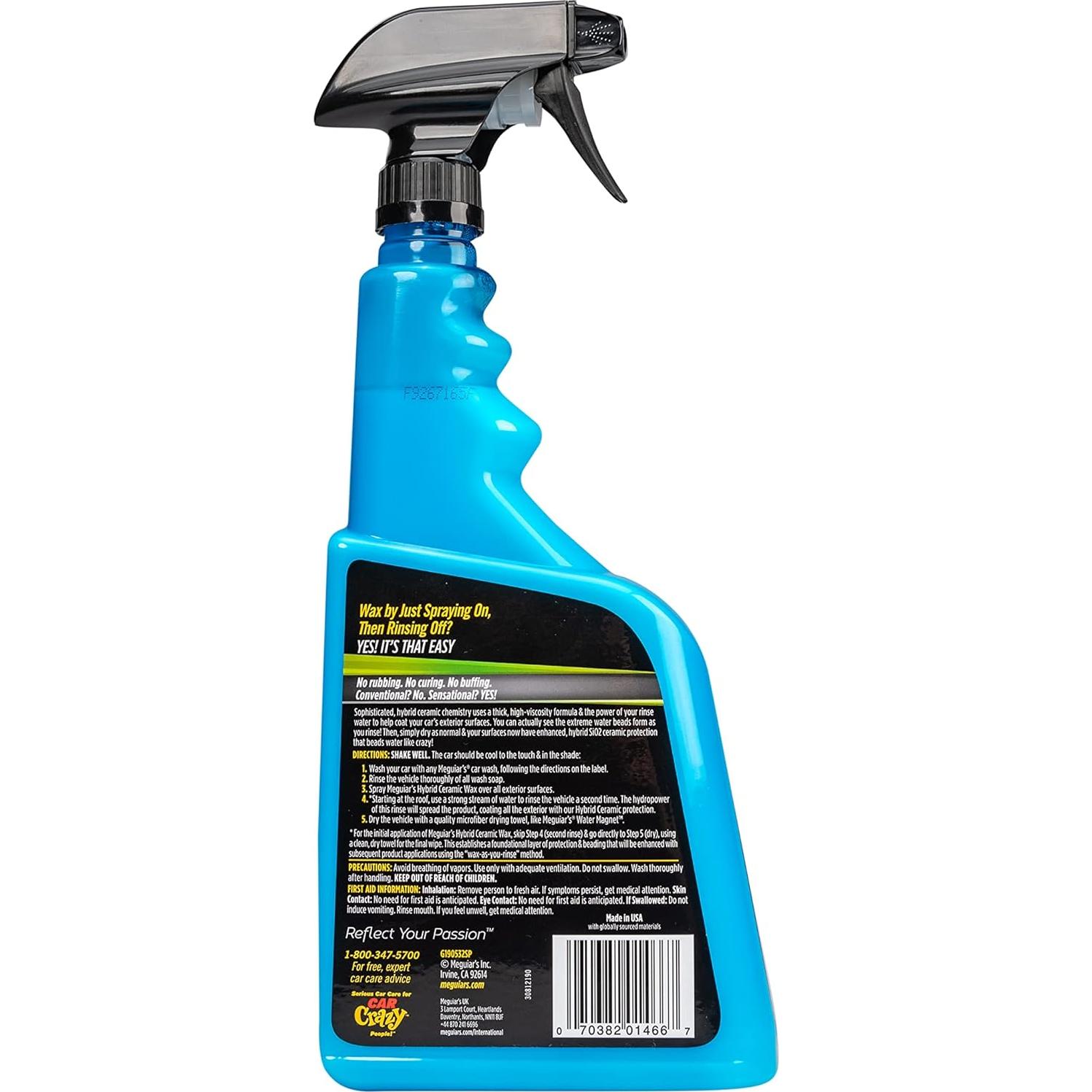 Cera Cerámica Híbrida Meguiar's 0.95 L en Spray para Autos