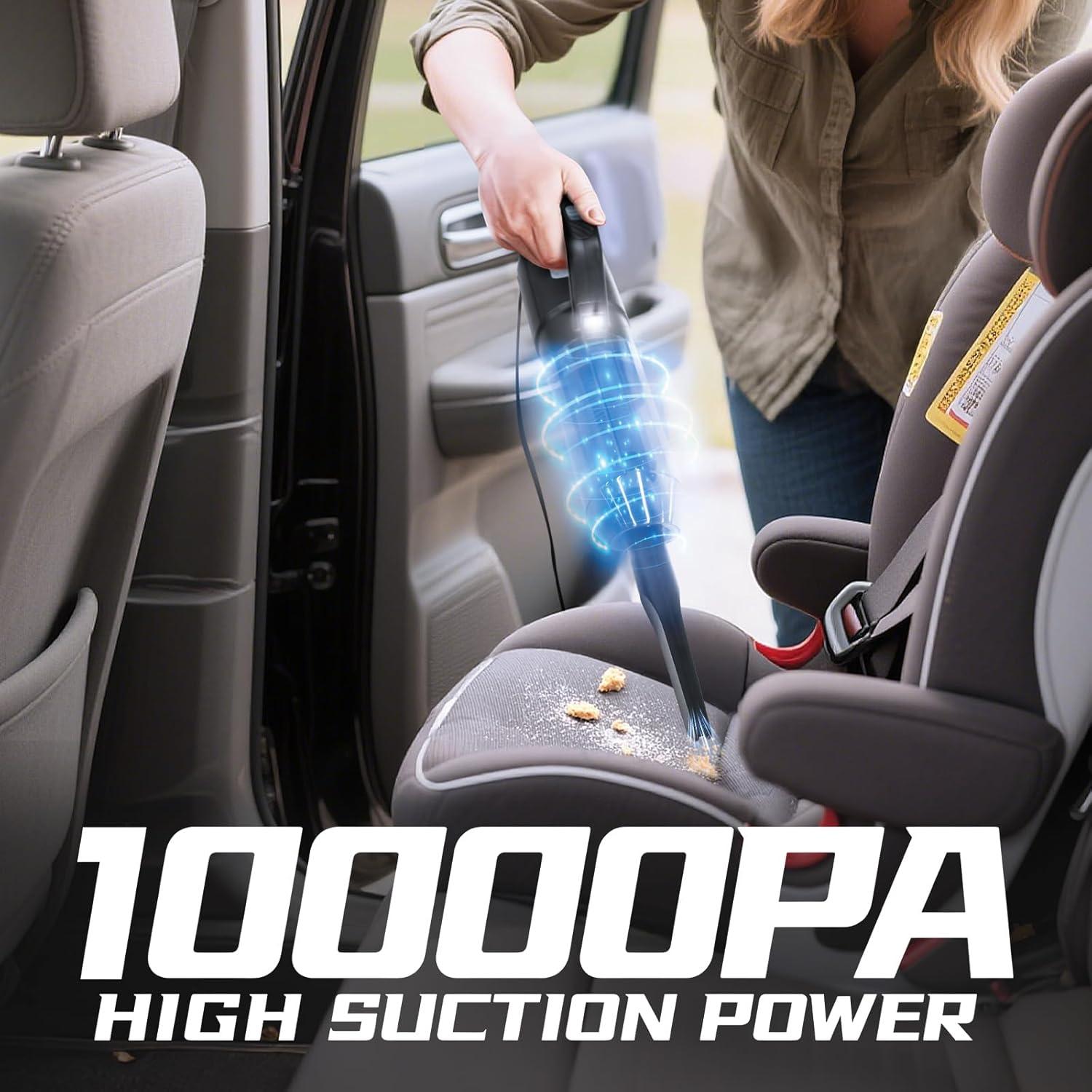 Kit de limpieza de automóviles VCANENERGY con aspiradora 10000Pa