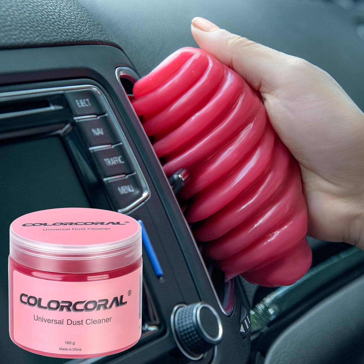 Kit de Limpieza COLORCORAL para Portátiles y Coche - Gel Limpiador