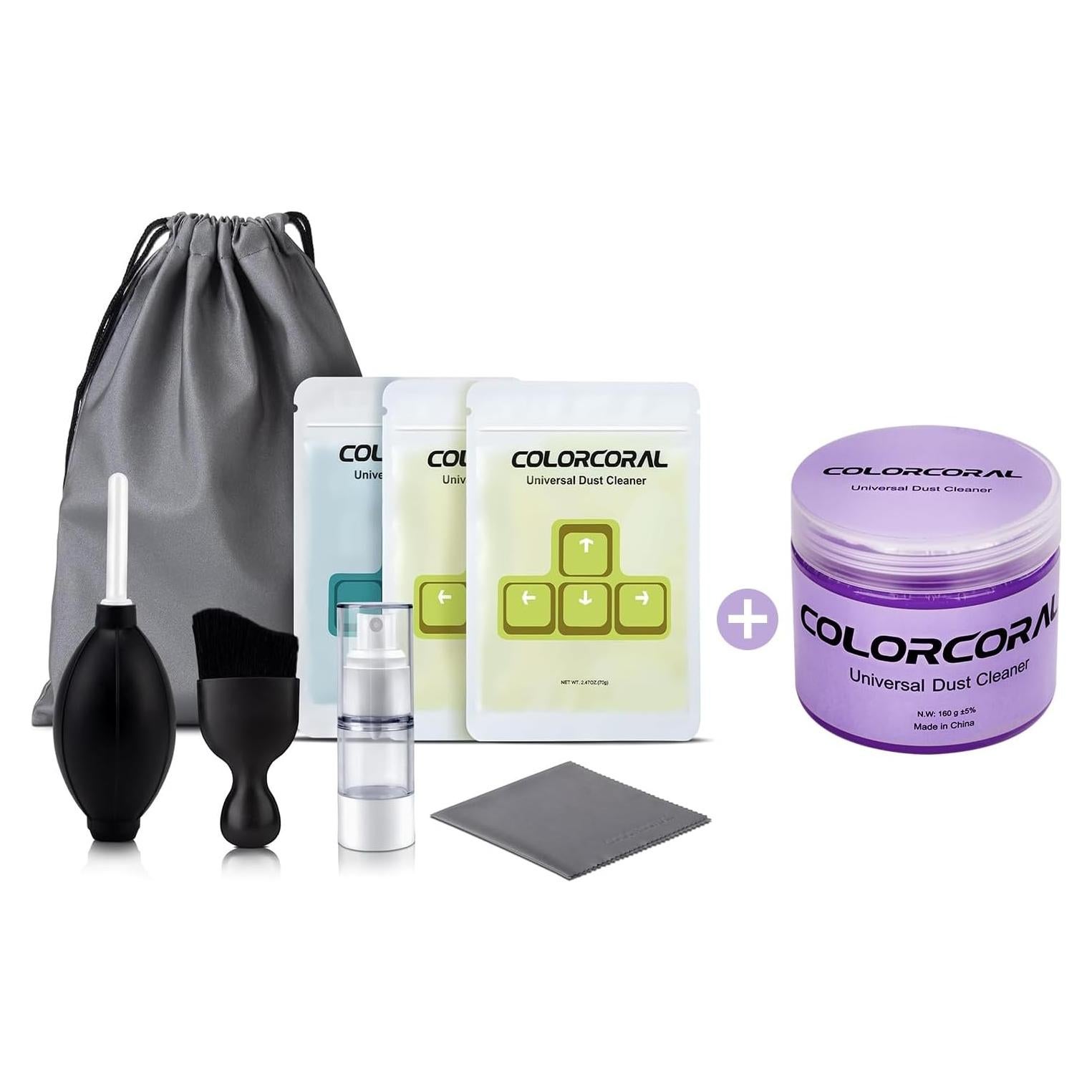 Kit de Limpieza COLORCORAL para Teclado y Superficies