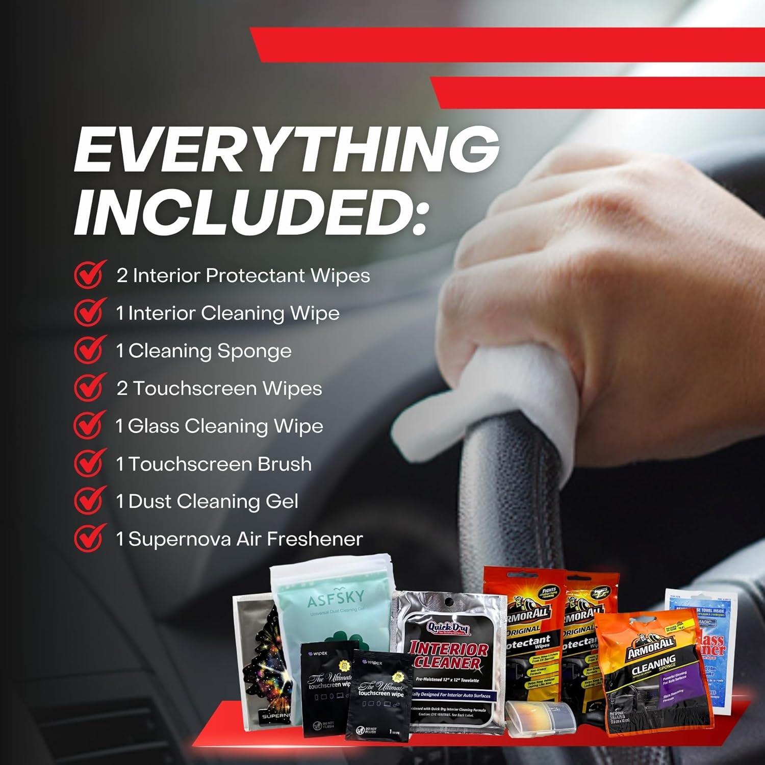 Kit de Limpieza de Interiores de Autos Mini Detail Shop XXL