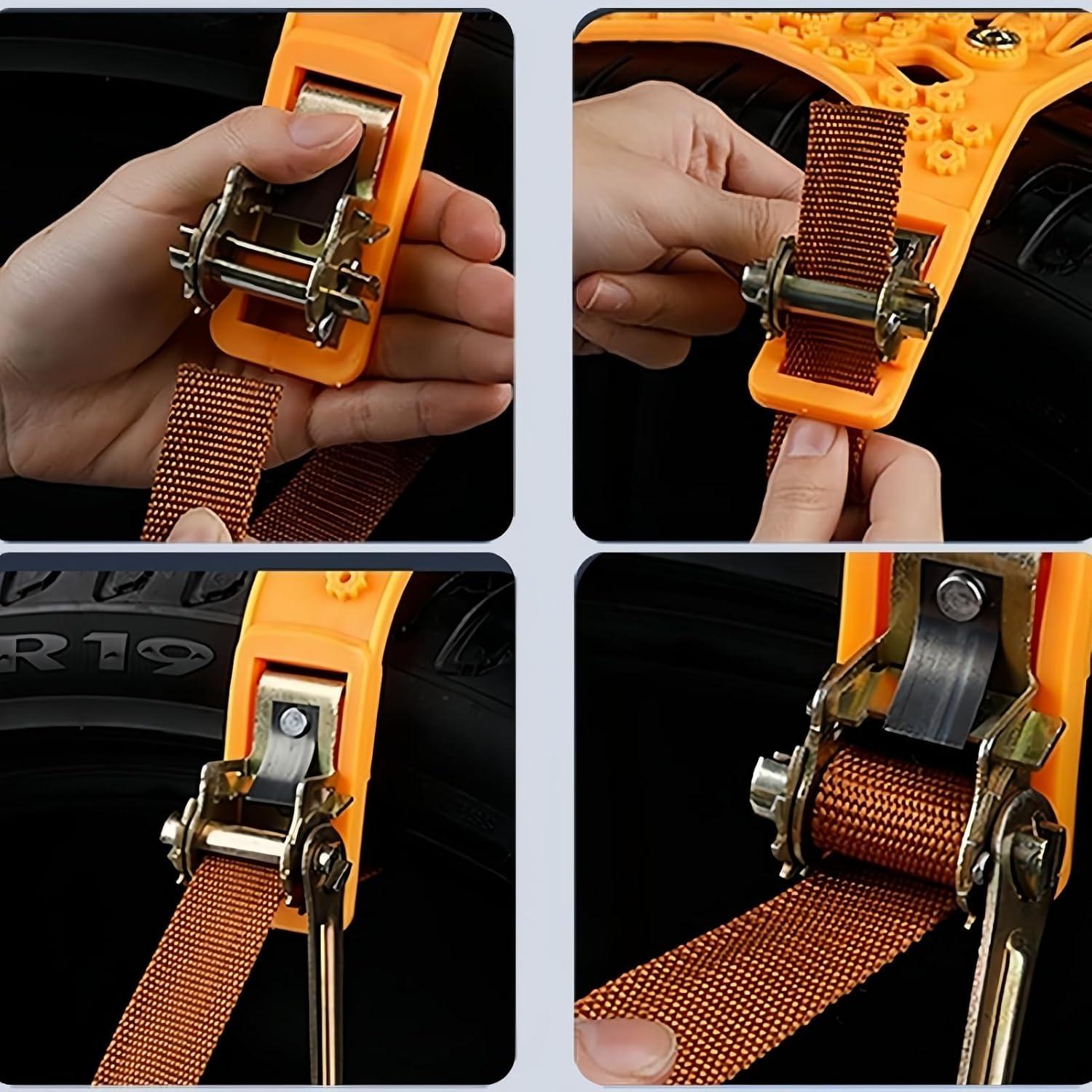 Cadenas de Nieve Universales AUTO HIGH SC00 Ajustables 165-265 mm