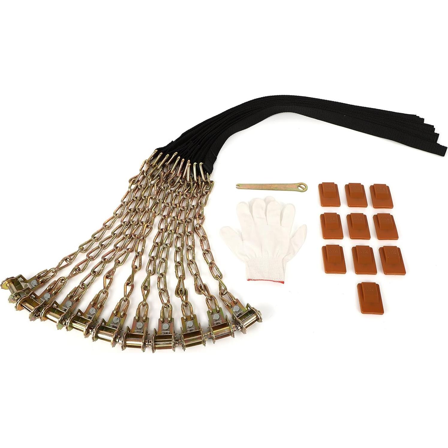 Cadenas de Nieve SCITOO 175390 para Automóvil y SUV - Juego de 10