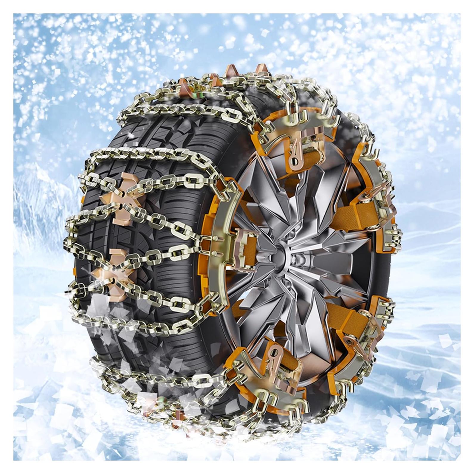 Cadenas de Nieve Antideslizantes Osakesukar 225-285 mm Juego de 6
