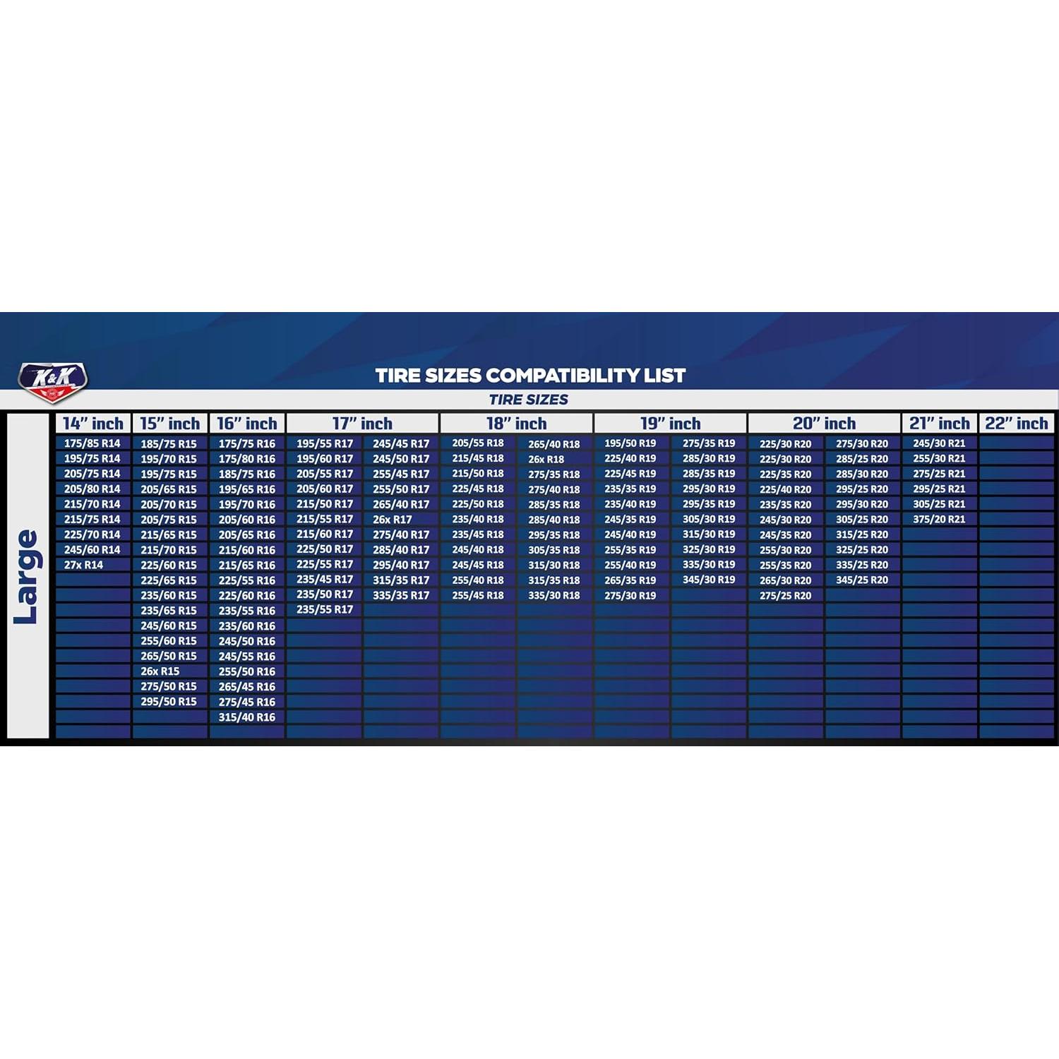 Calcetines de Nieve KNK Boutique Eco - Tracción para Neumáticos Grande