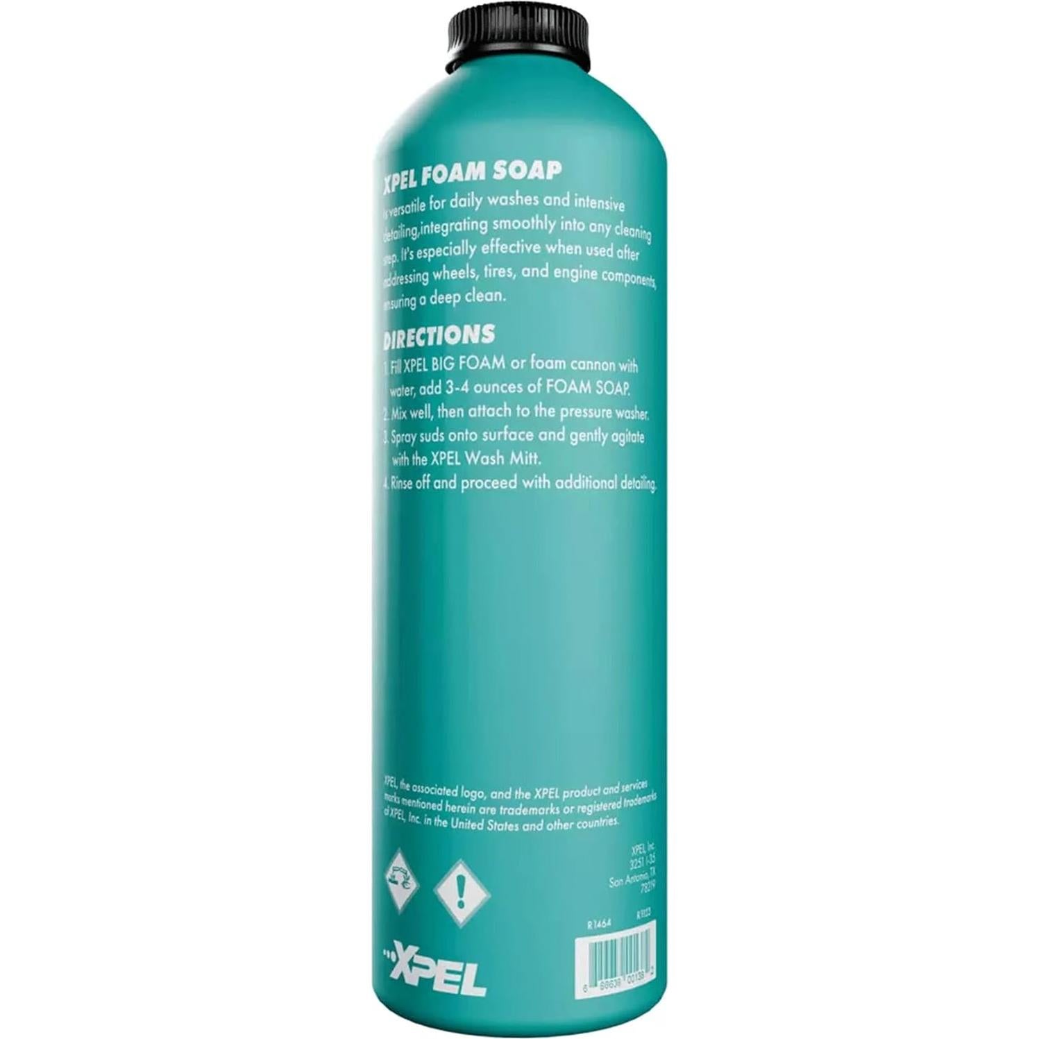 Jabón Espumoso XPEL 0.45 L - Limpieza Profunda para Autos