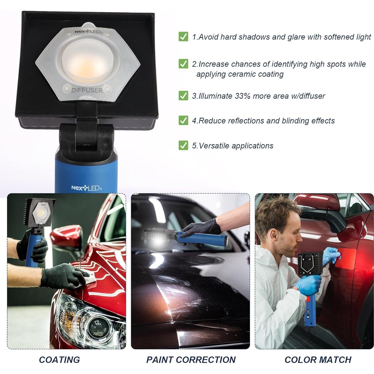 Luz LED Recargable NextLED NT-V3505 1000 Lúmenes CRI 95+