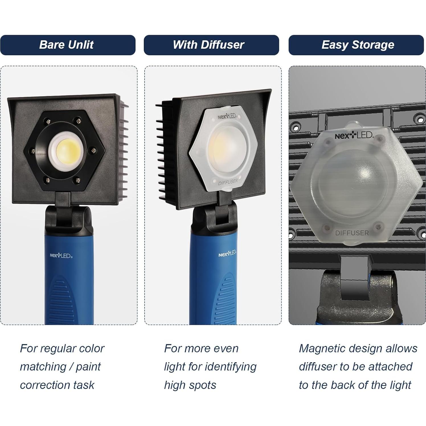Luz LED Recargable NextLED NT-V3505 1000 Lúmenes CRI 95+