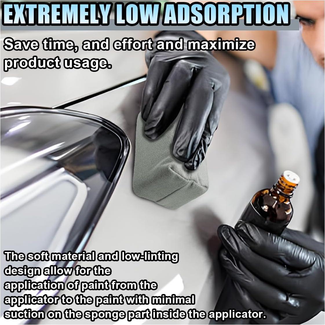 Almohadilla Aplicadora Microfibra Suede LHDOS 4PCS 7.8x4cm