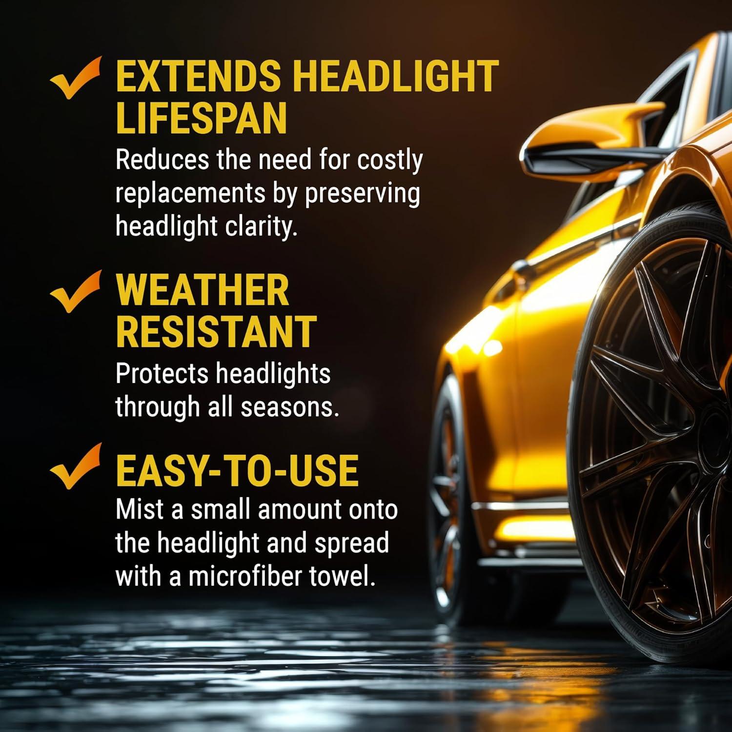 Spray Protectante para Faros McKee's 37 226.8g UV