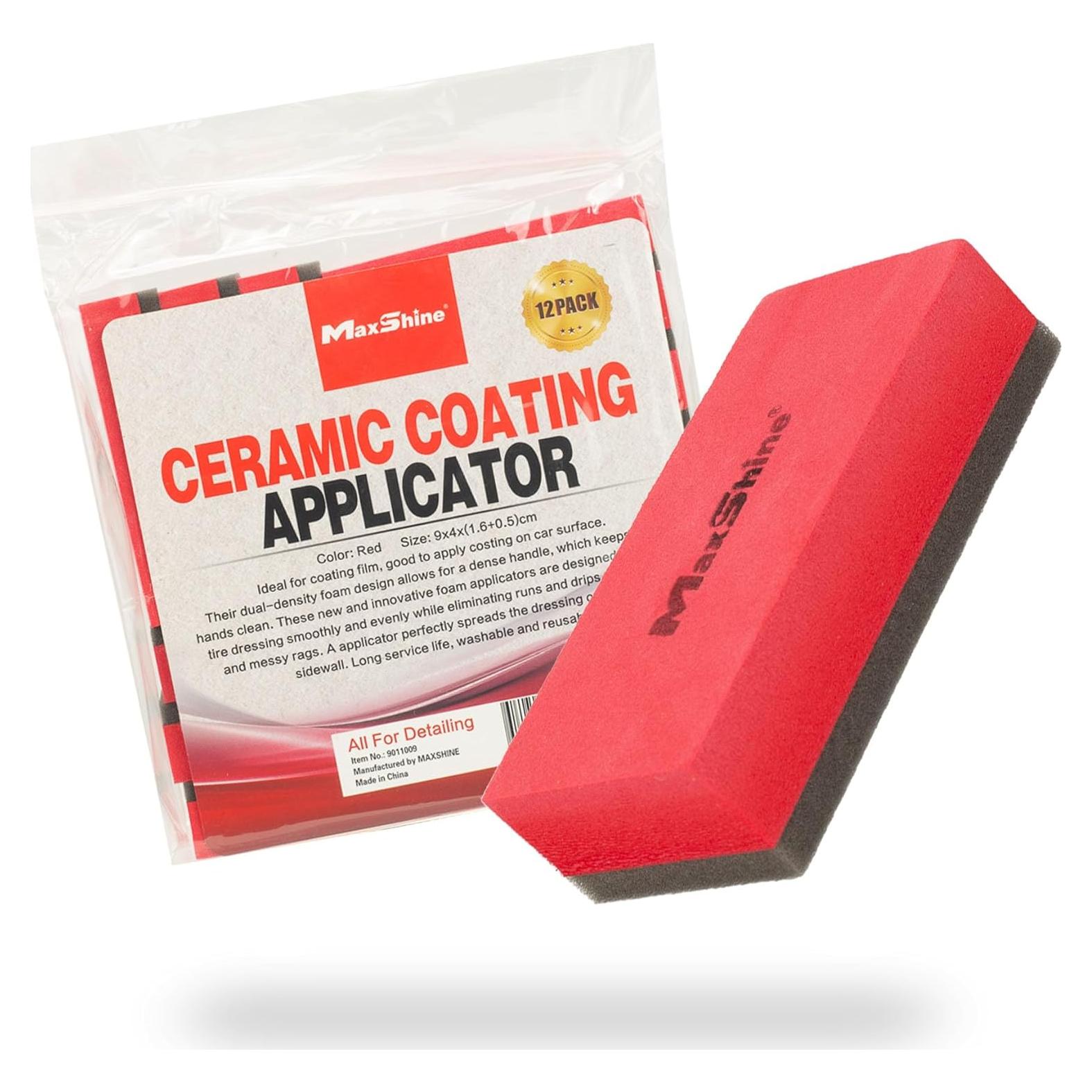 Paquete de Aplicadores Cerámicos Maxshine 12 Unidades 10.16 cm