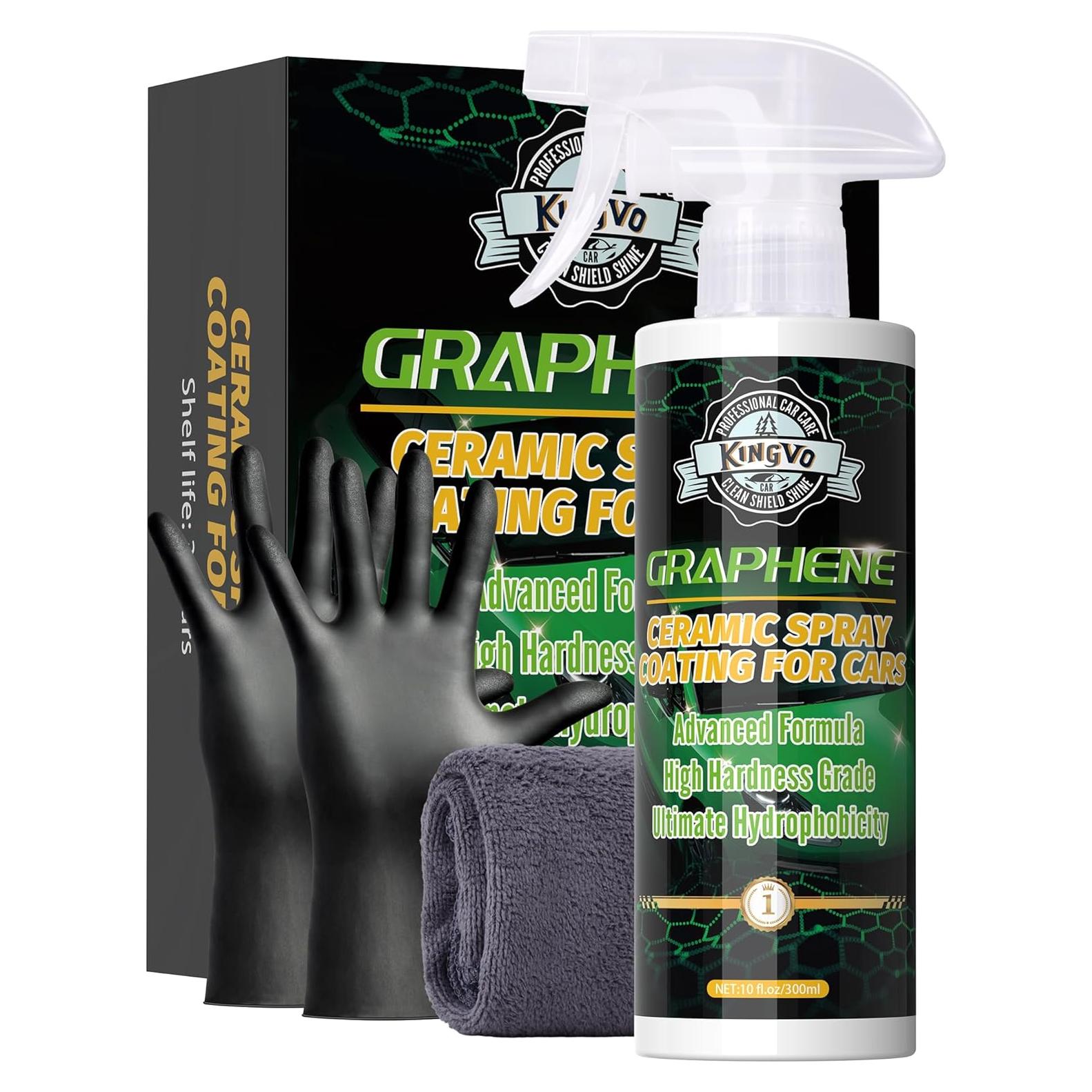 Recubrimiento Cerámico en Spray Kingvo 10 OZ Hidrofóbico