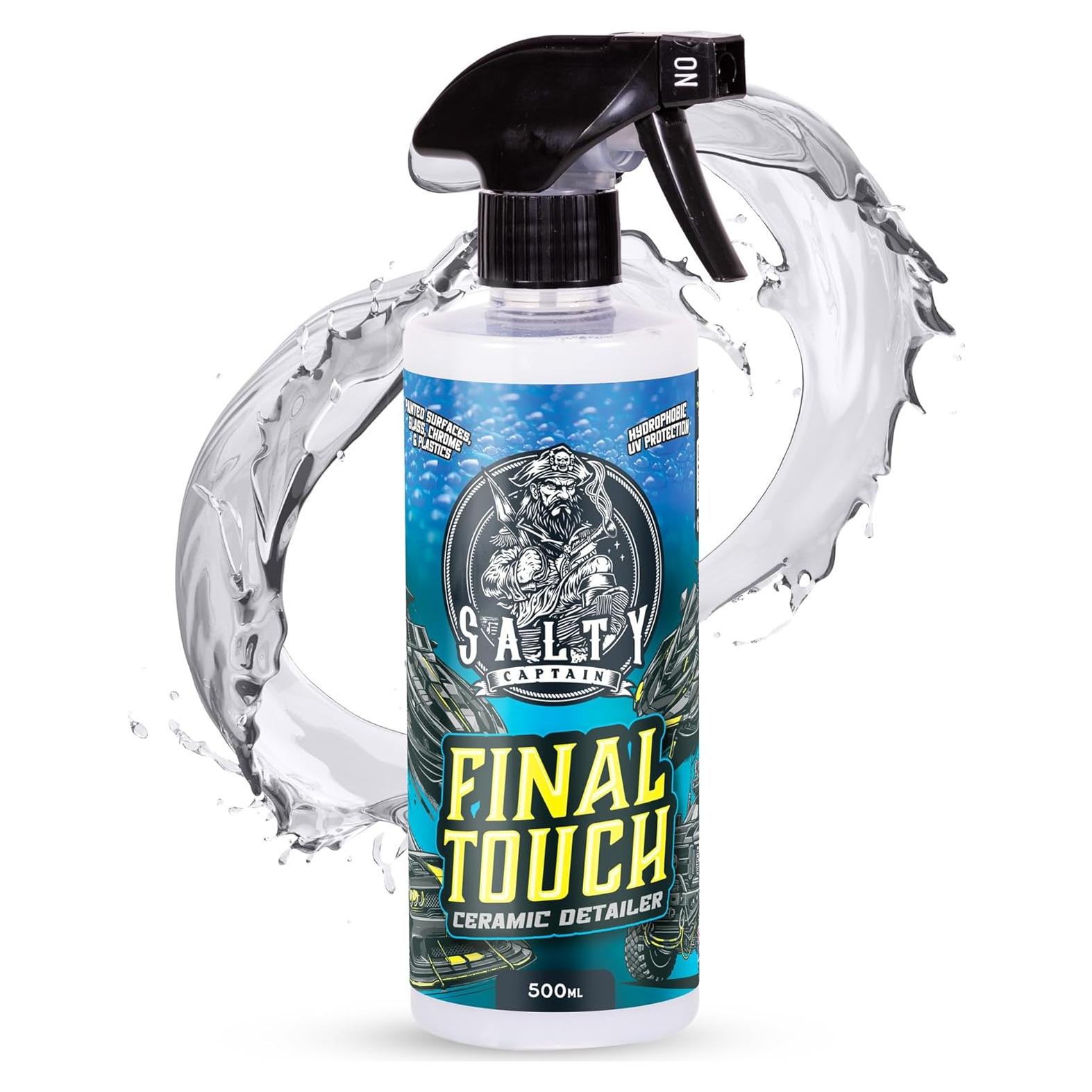 Spray Cerámico Detallador Salty Captain 500ml - Acabado Brillante y Protección UV