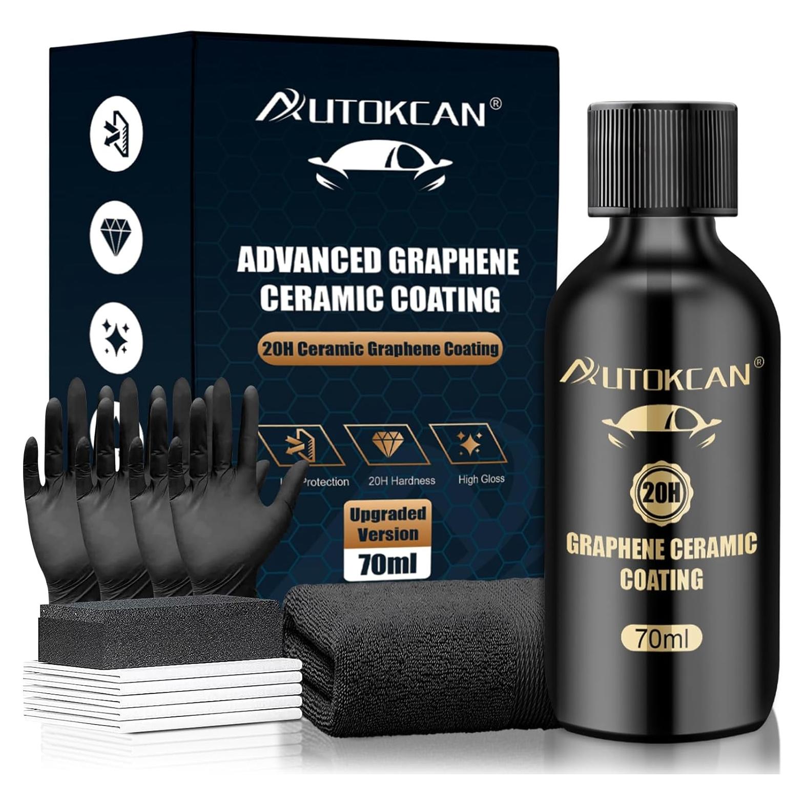 Recubrimiento Cerámico de Grafeno Autokcan 70ml Hidrofóbico