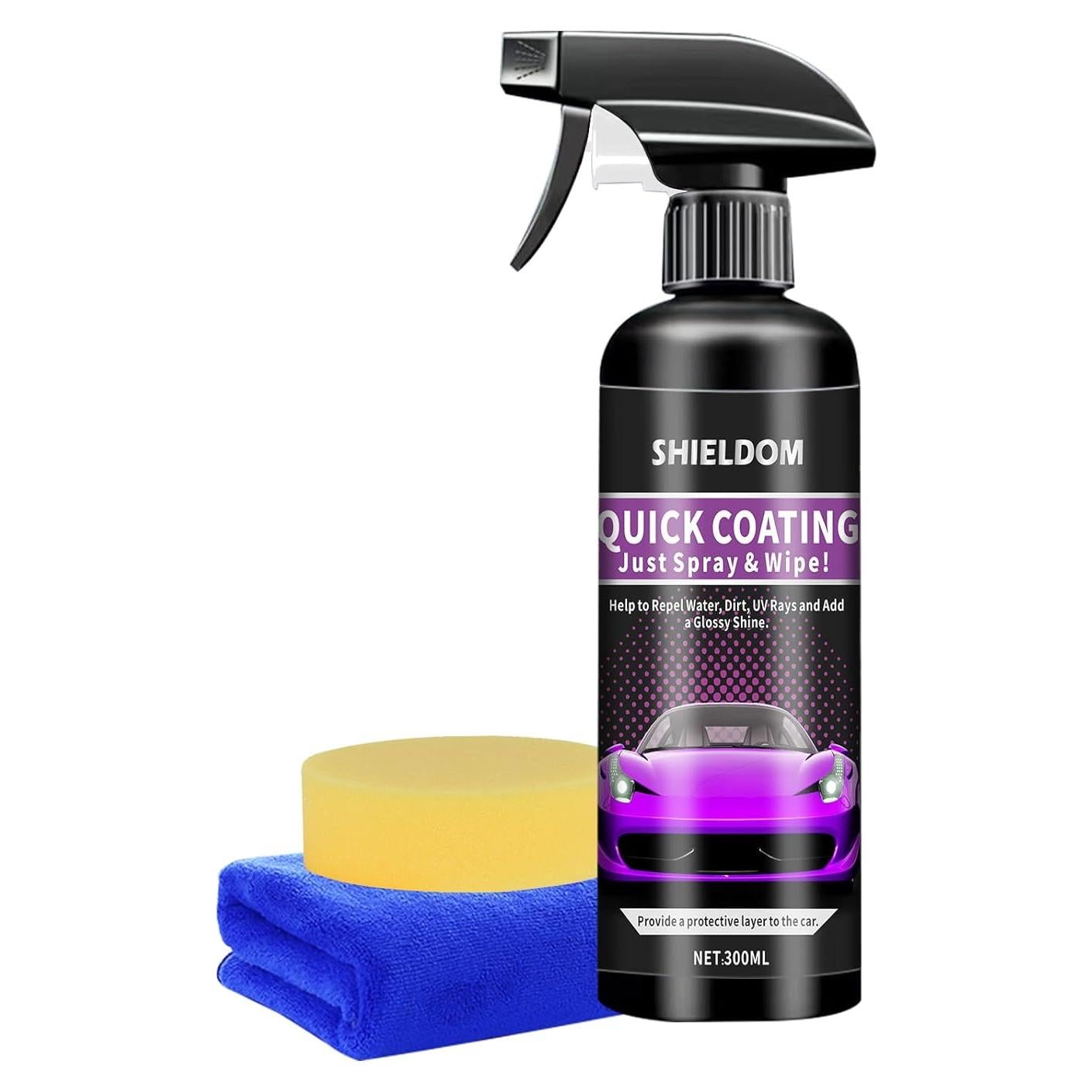 Spray Cerámico Hidrofóbico SHIELDOM 300ml para Autos