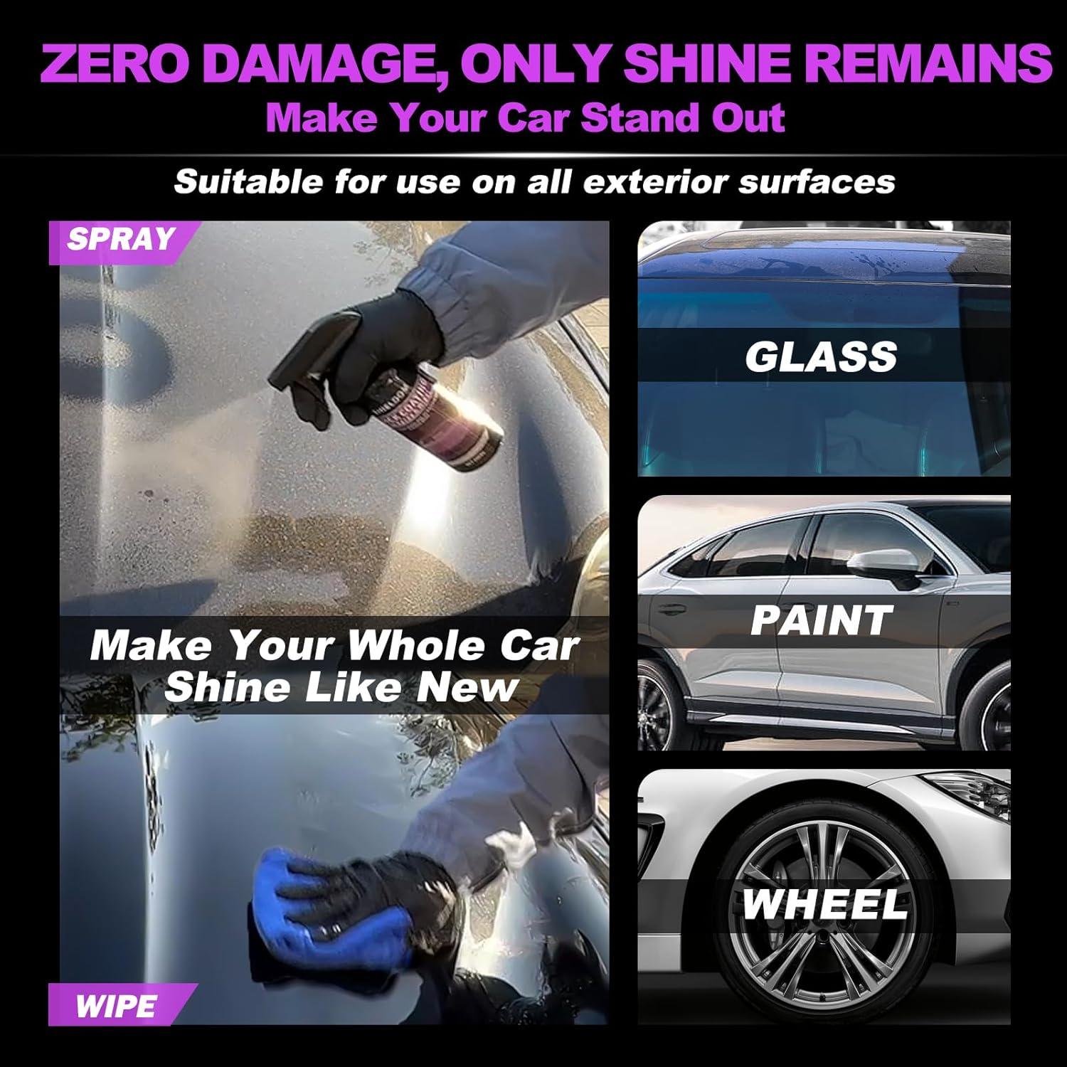 Spray Cerámico Hidrofóbico SHIELDOM 300ml para Autos