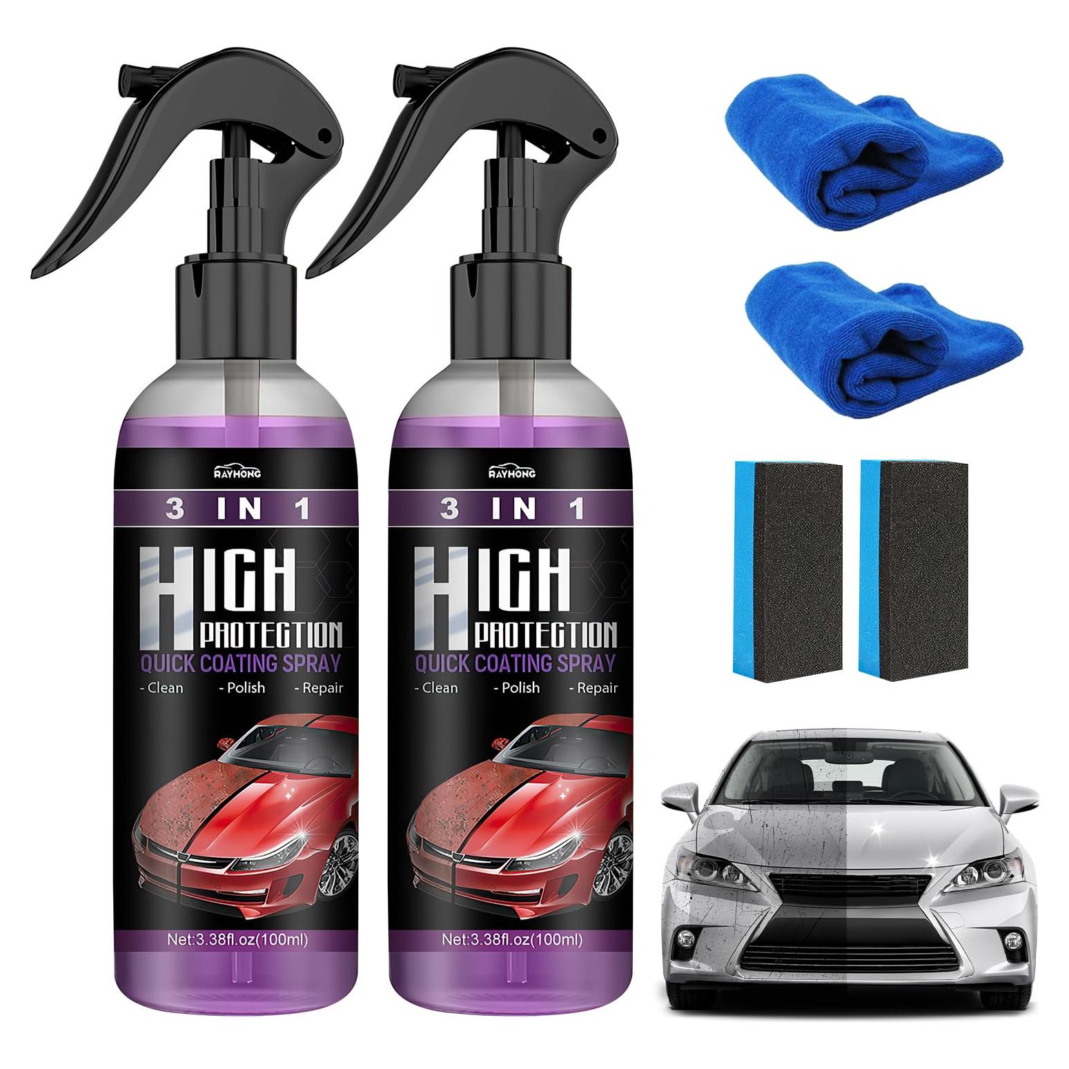 Spray Turbo Shine Nexa 3 en 1 - Alta Protección Automotriz