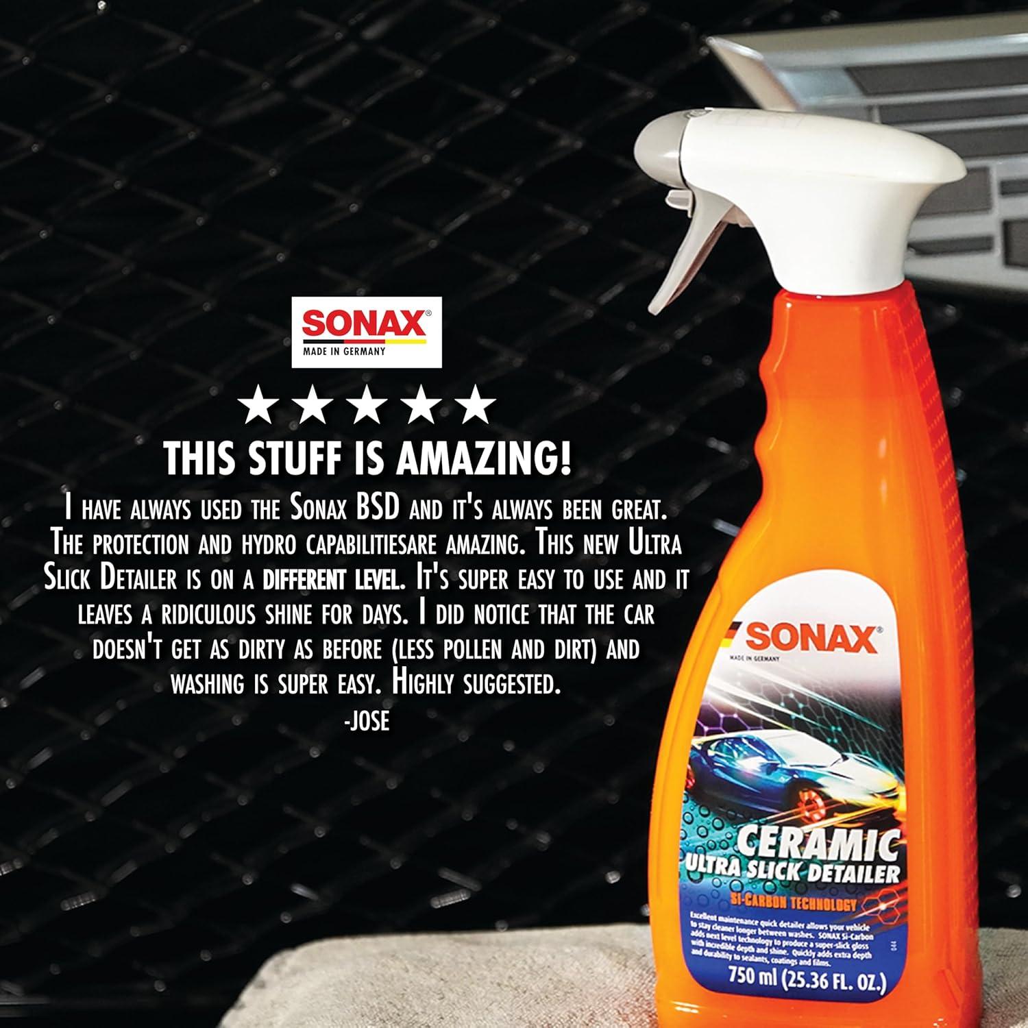 Detailer Cerámico SONAX Ultra Slick 750ml - Protección Hidrofóbica