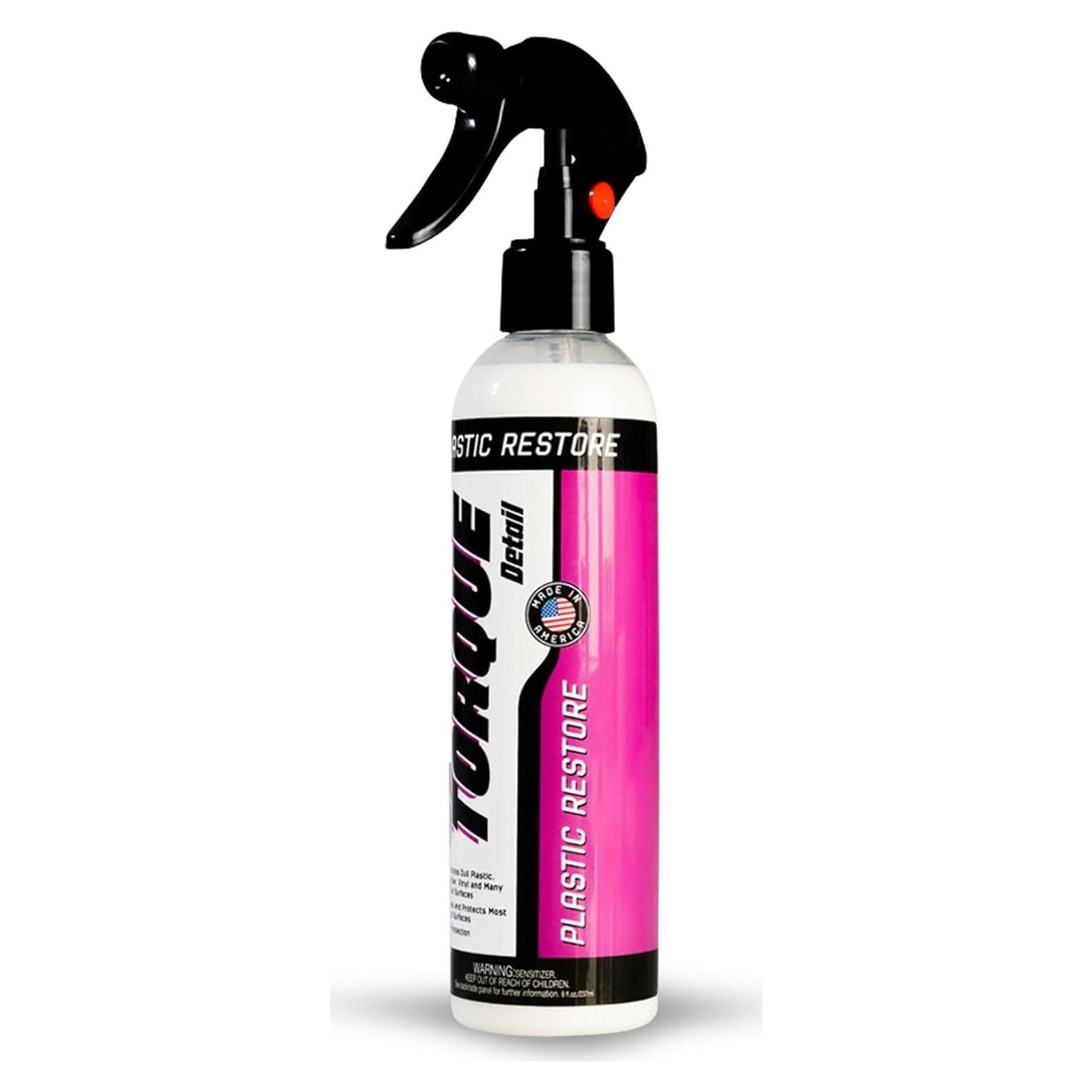 Spray Restaurador de Plástico Torque Detail 284 ml - Brilla y Protege