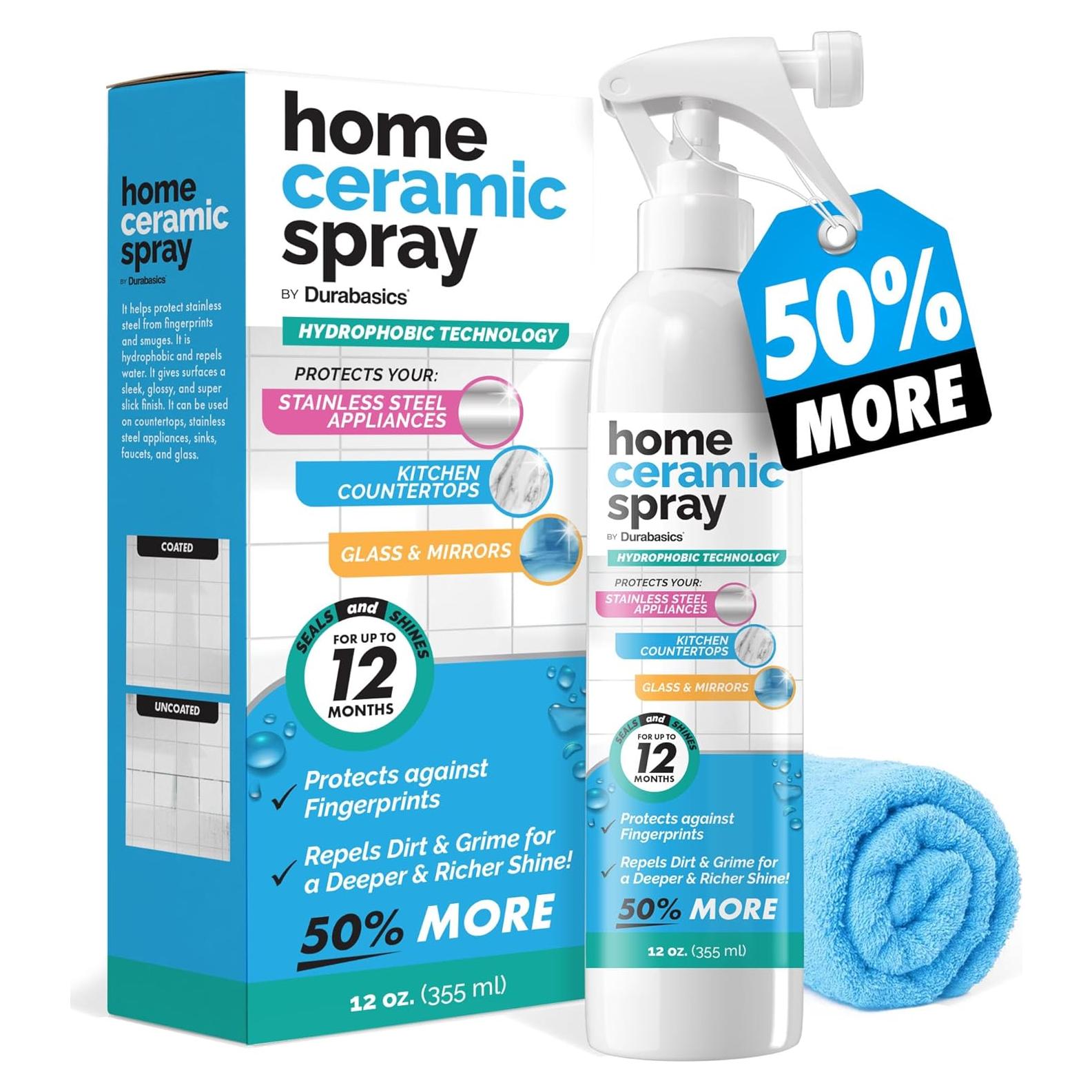 Kit Spray Recubrimiento Cerámico Durabasics 340g - Brillo y Protección