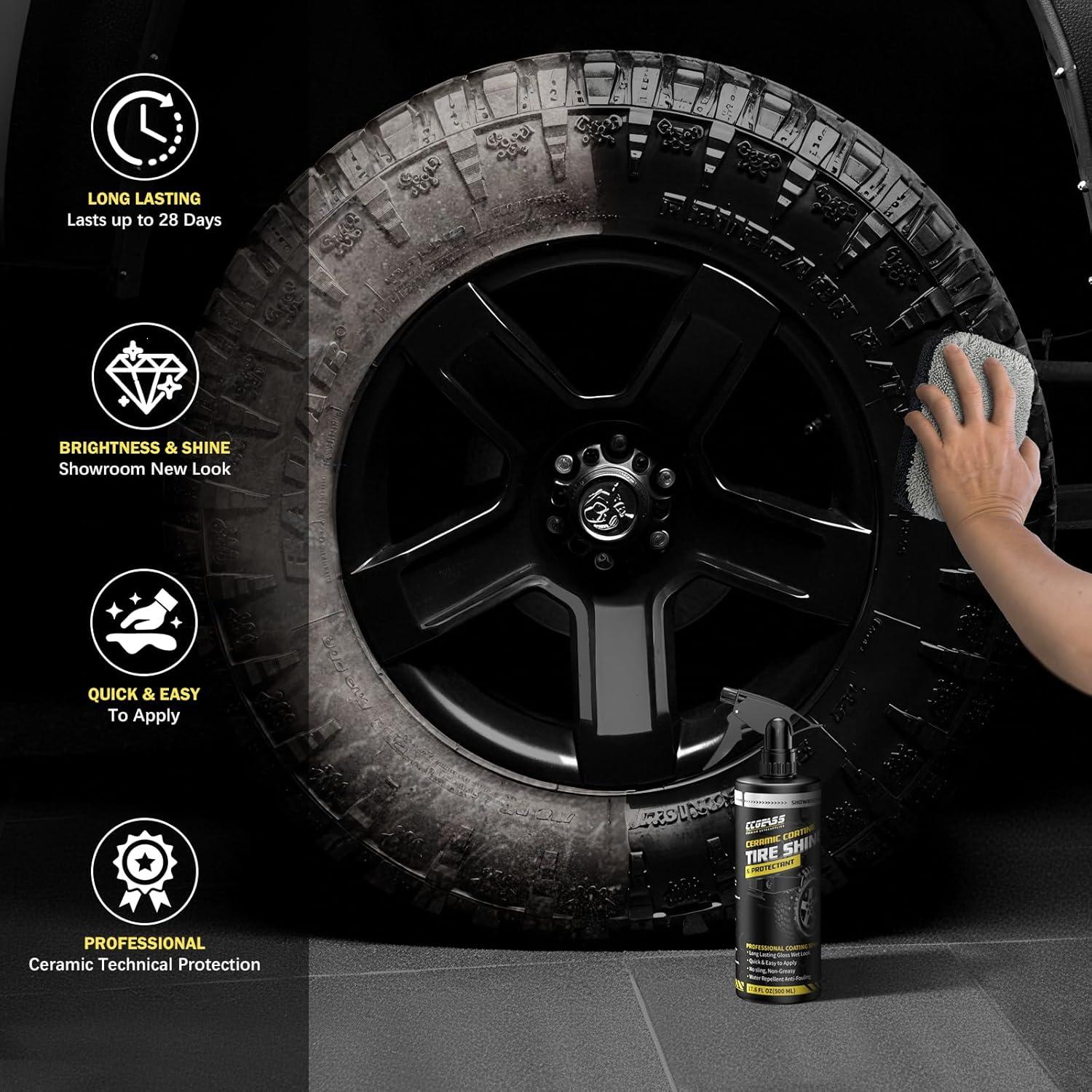 Spray Brillo para Neumáticos CCGeass 0.66kg Acabado Satinado