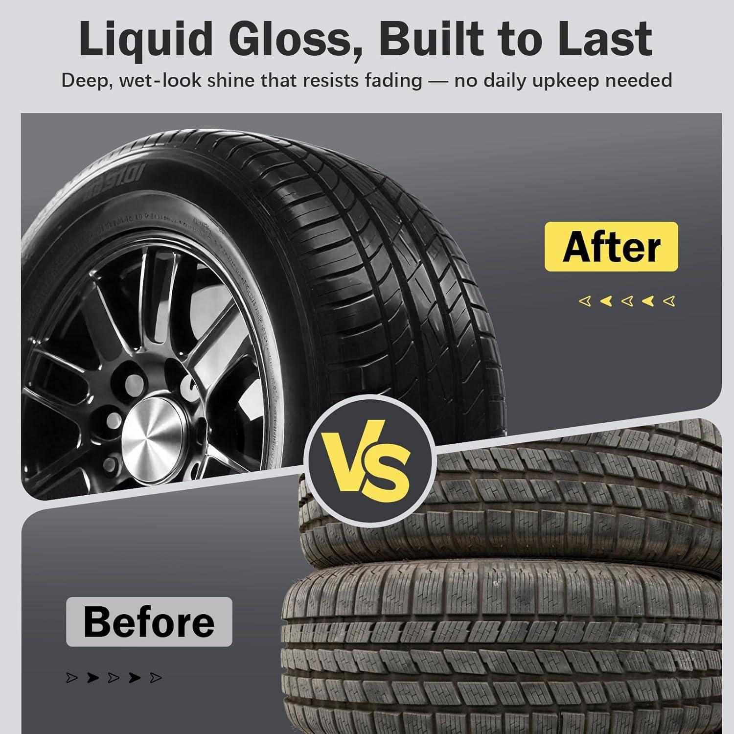 Spray Brillo para Neumáticos CCGeass 0.66kg Acabado Satinado