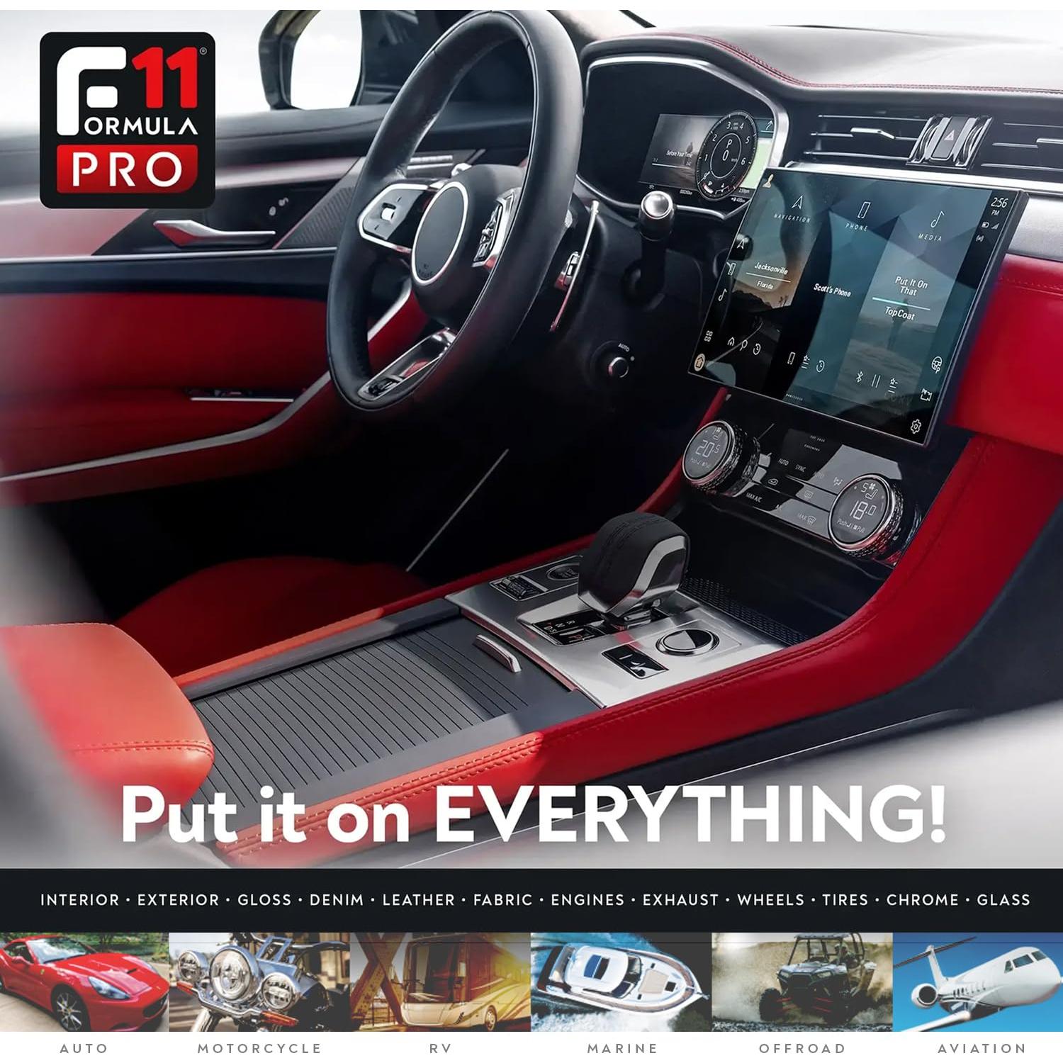 TopCoat F11PRO Pulidor y Sellador Cerámico 8 oz