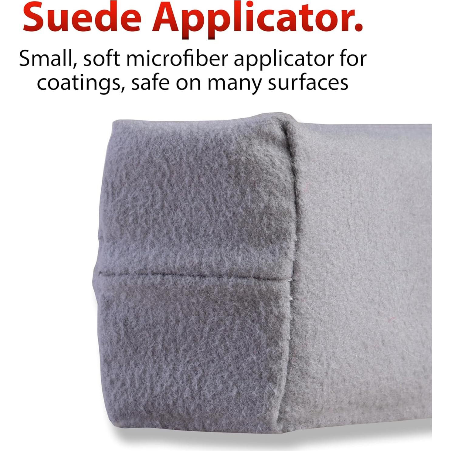 Aplicador de Suede Adam's - Paquete de 2, 7.62x2.54cm