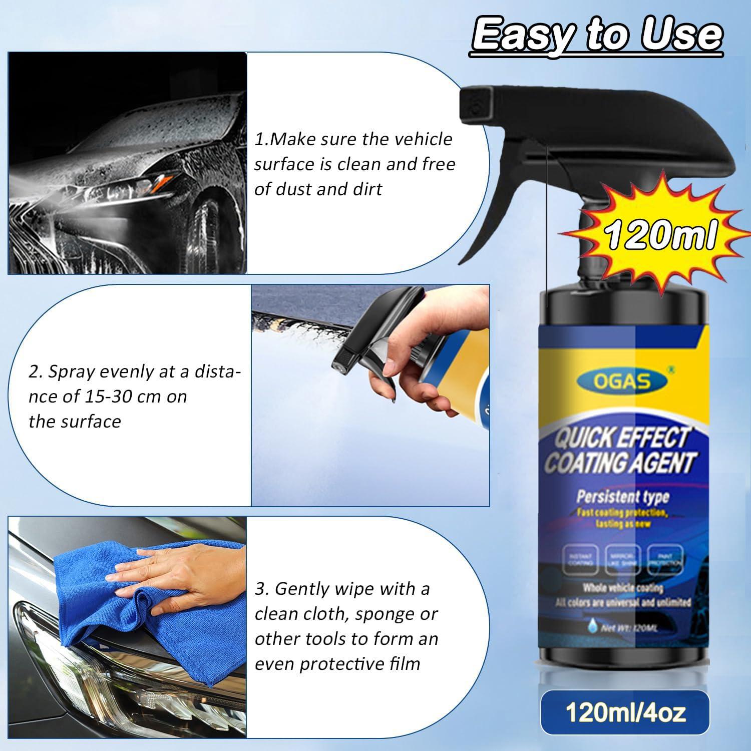 Spray Cerámico para Autos Guangzhou Liangdao 120ml - Brillo y Protección