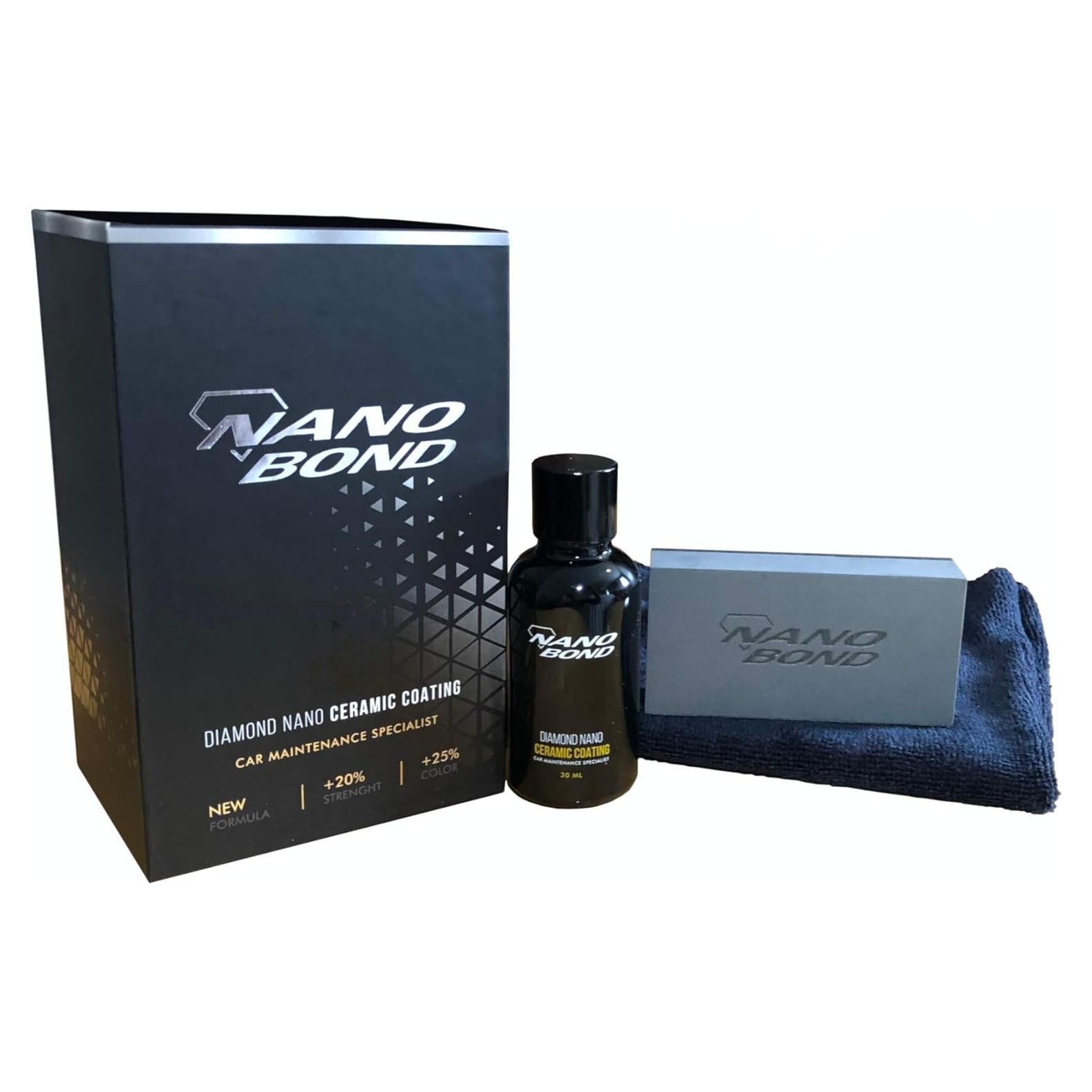 Kit de Cuidado Cerámico Nano Bond 9H PRO 30ML para Auto