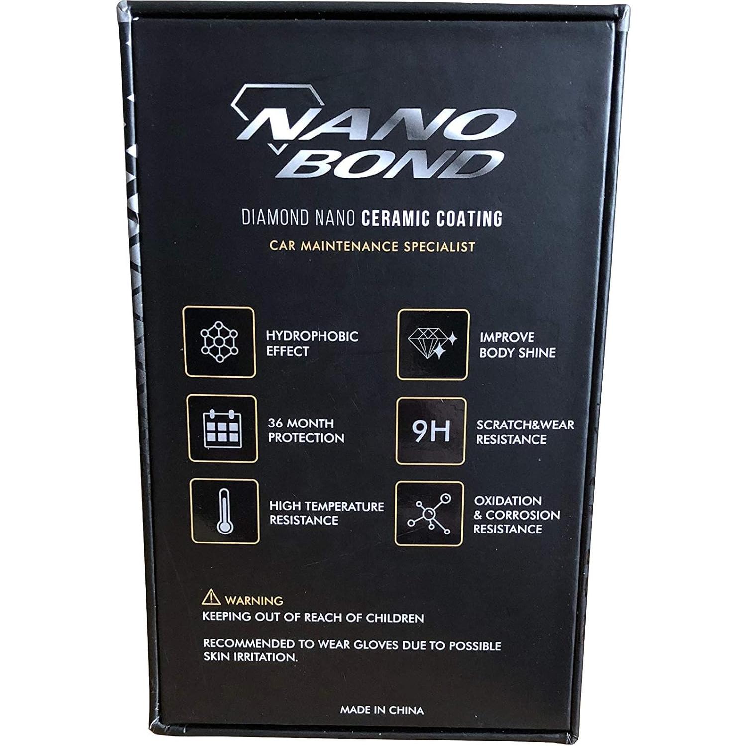 Kit de Cuidado Cerámico Nano Bond 9H PRO 30ML para Auto