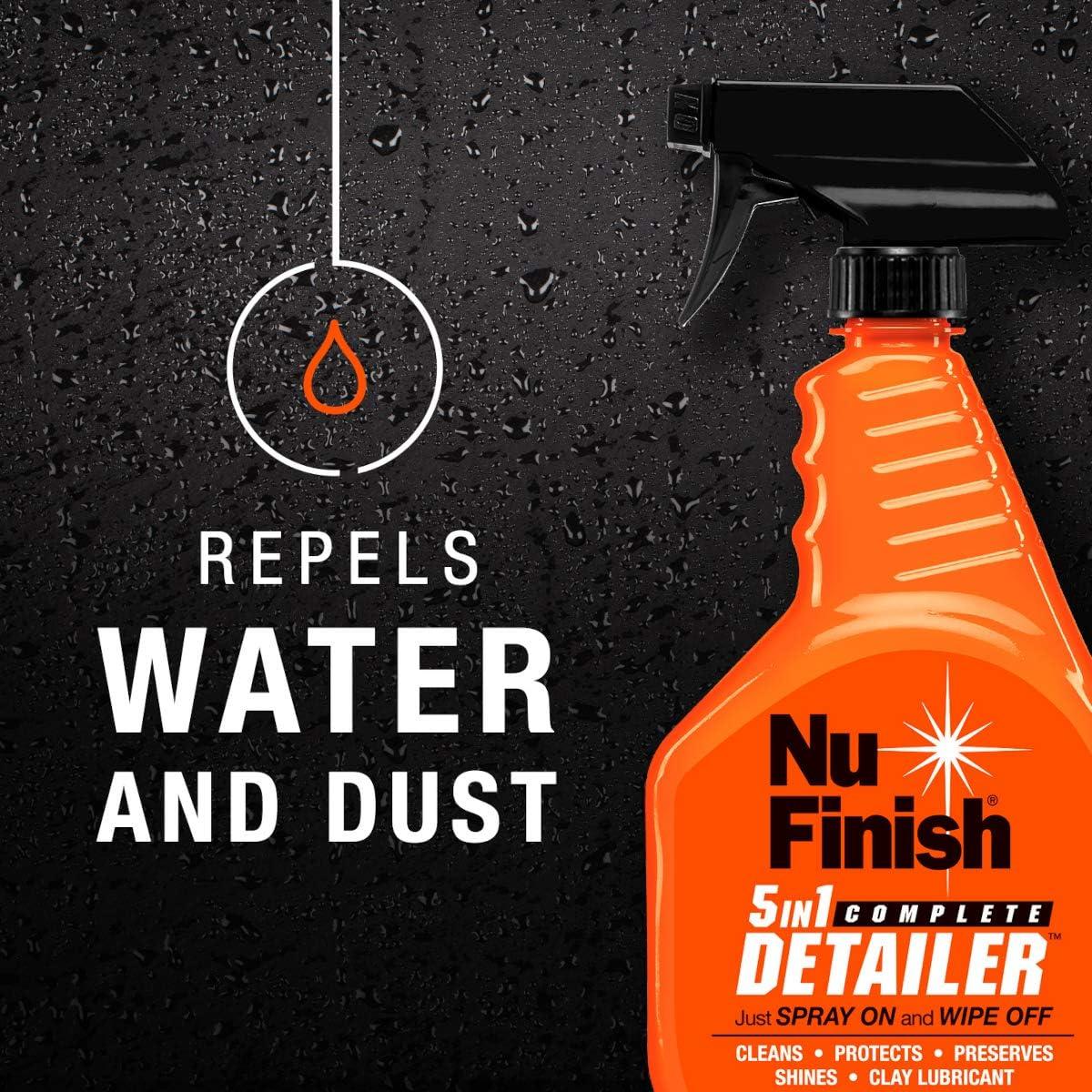 Nu Finish Spray Detallador 5-en-1 650 ml con Toalla Microfibra