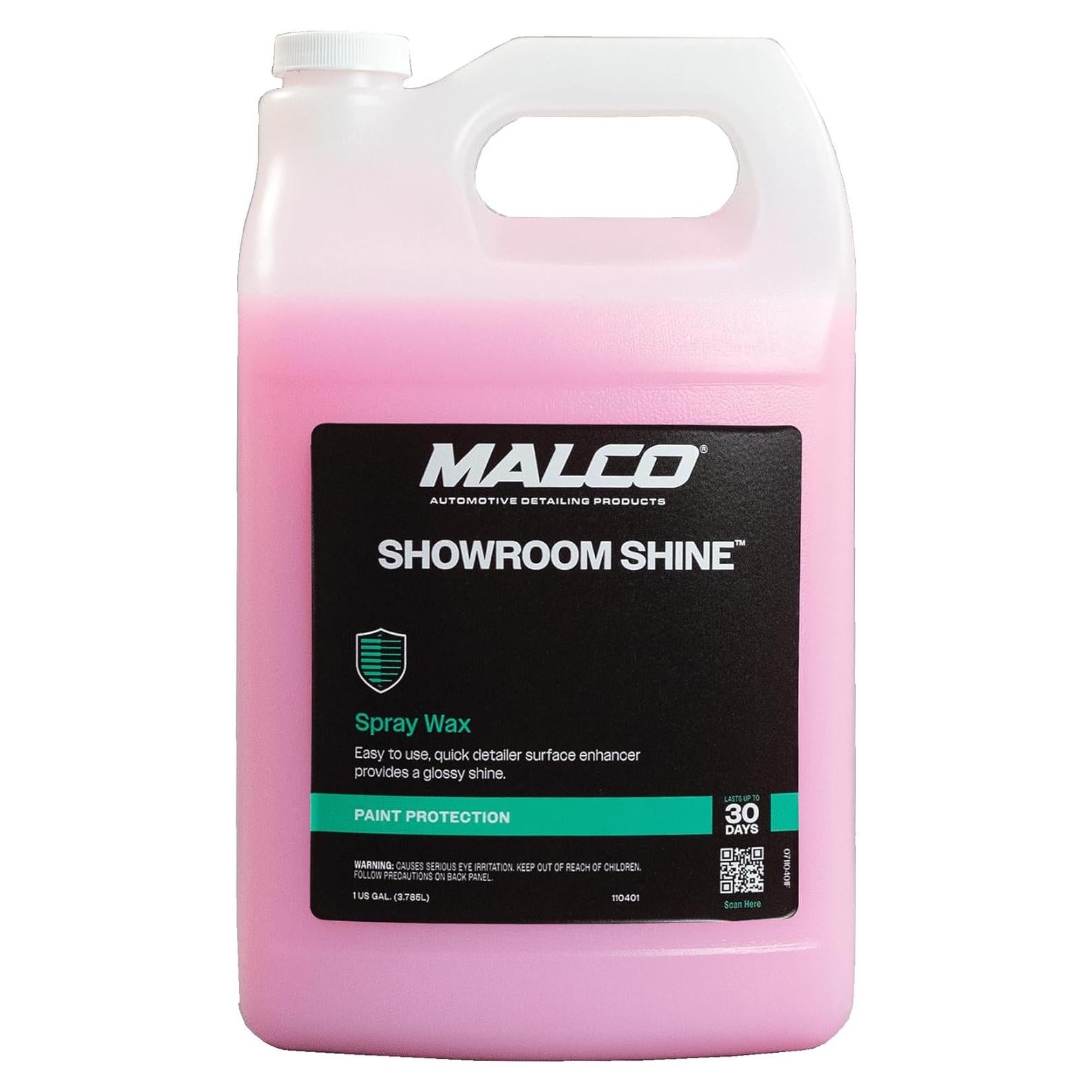 Cera en aerosol Malco Showroom Shine 3.63 kg - 128 Fl Oz