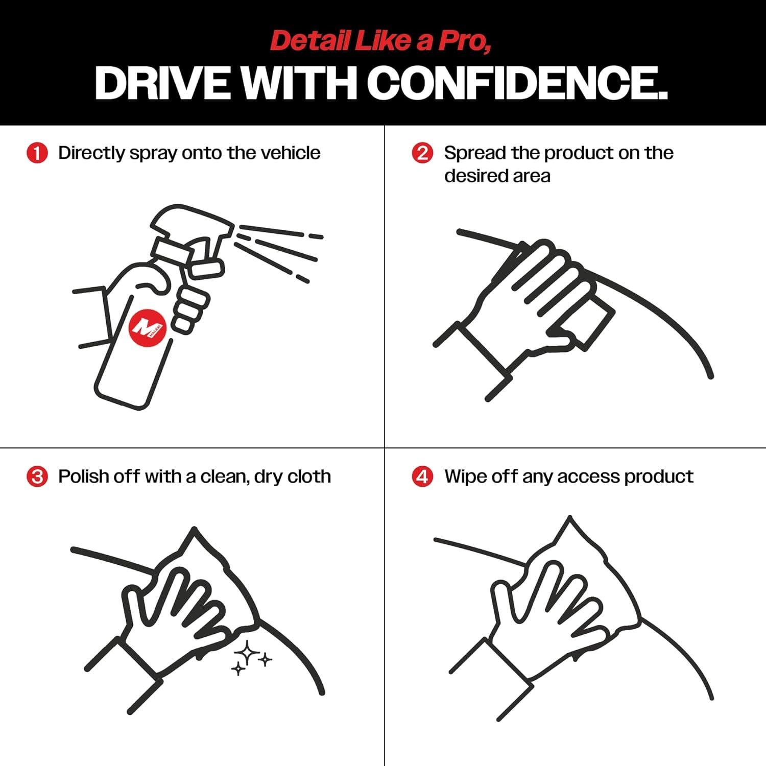 Cera en aerosol Malco Showroom Shine 3.63 kg - 128 Fl Oz