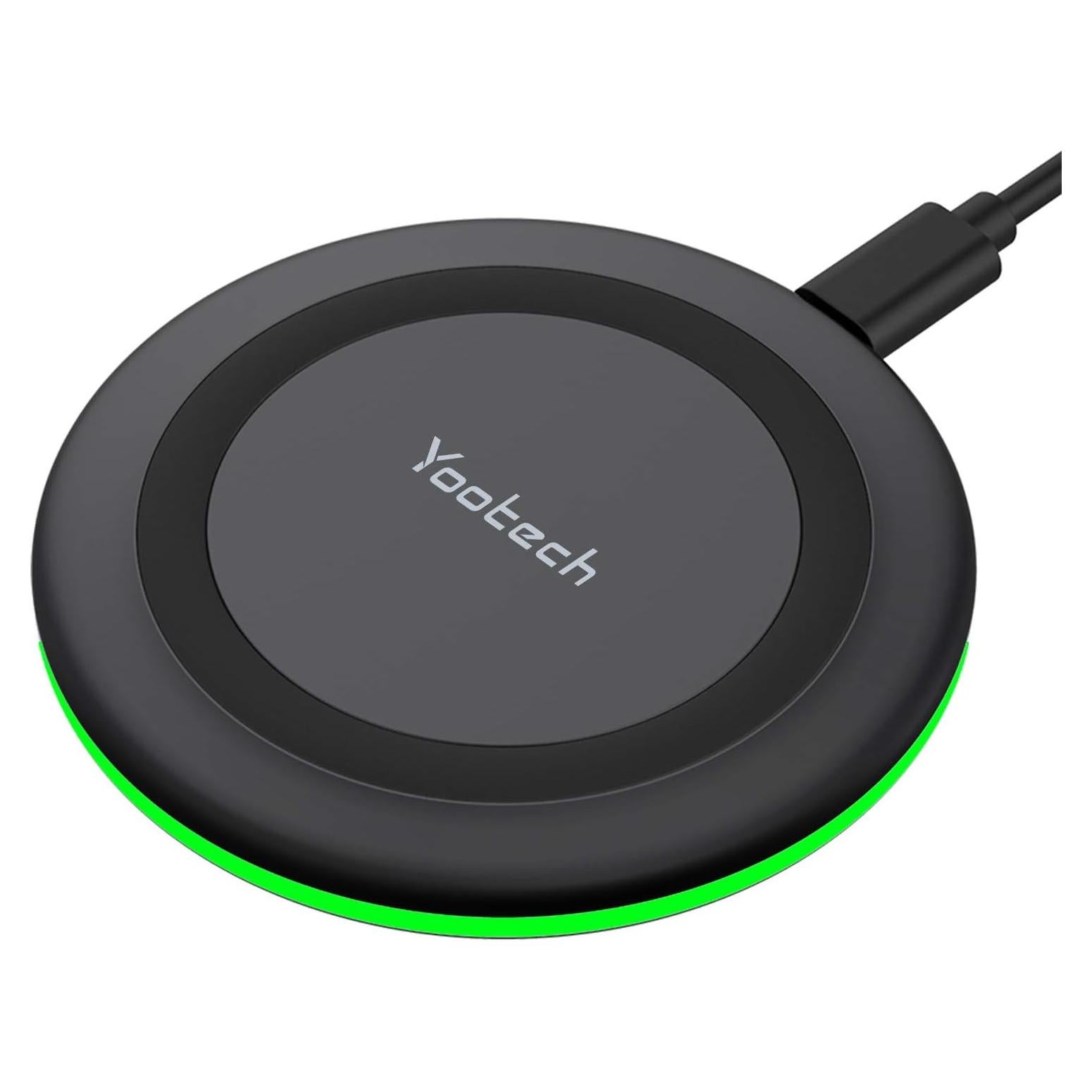 Cargador Inalámbrico Yootech F500 10W Compatible iPhone/Samsung