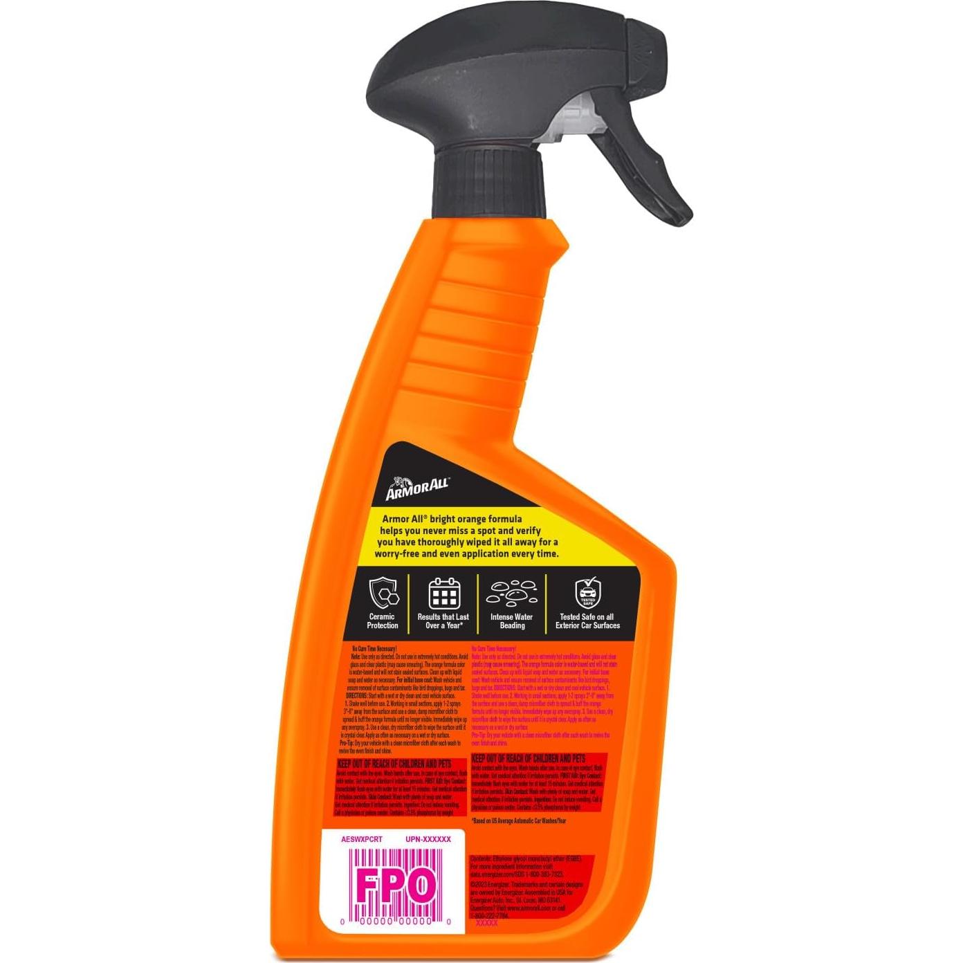 Cera Cerámica Armor All Extreme Shield 473ml - Brillo Duradero