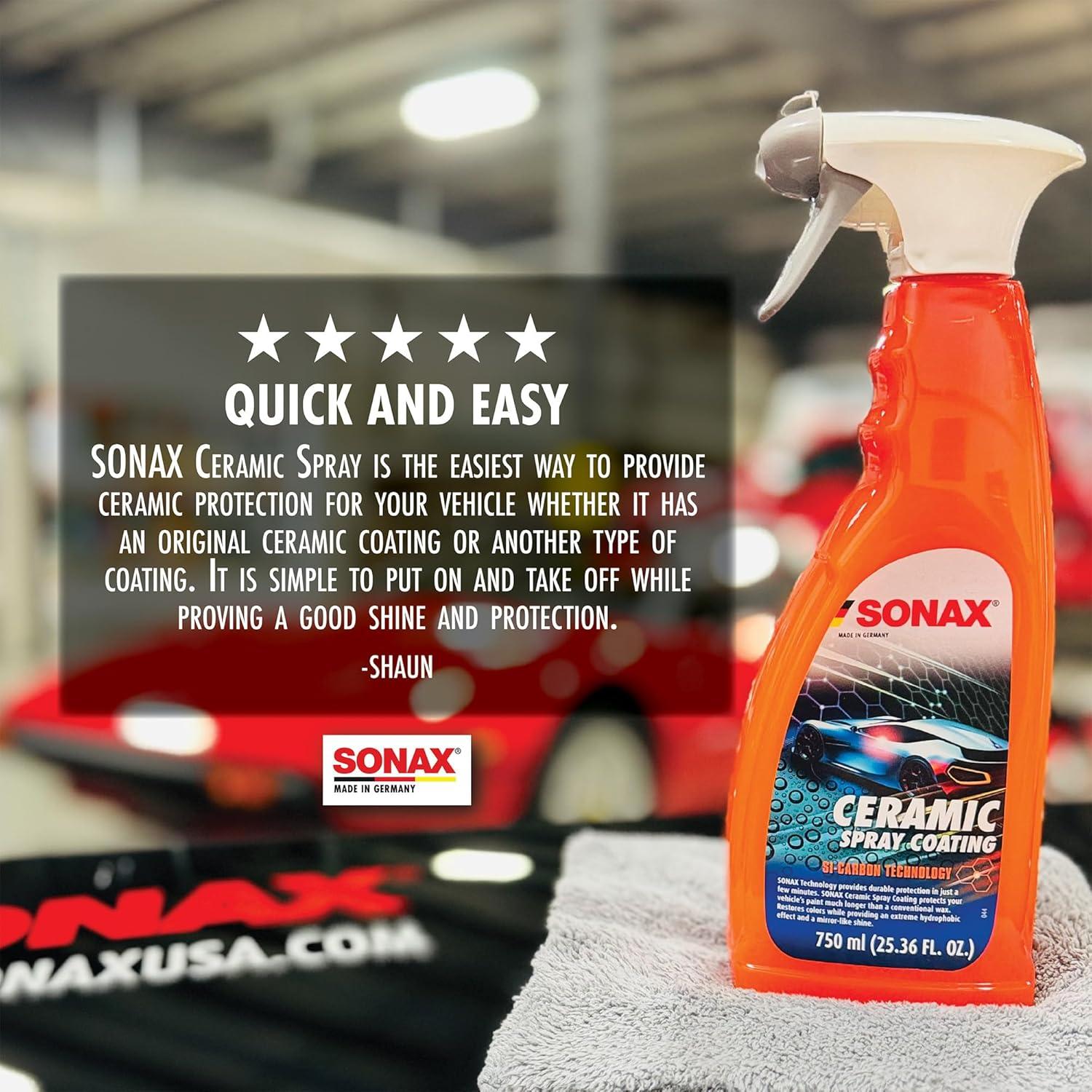 Recubrimiento Cerámico en Spray SONAX 750ml - Brillo y Protección