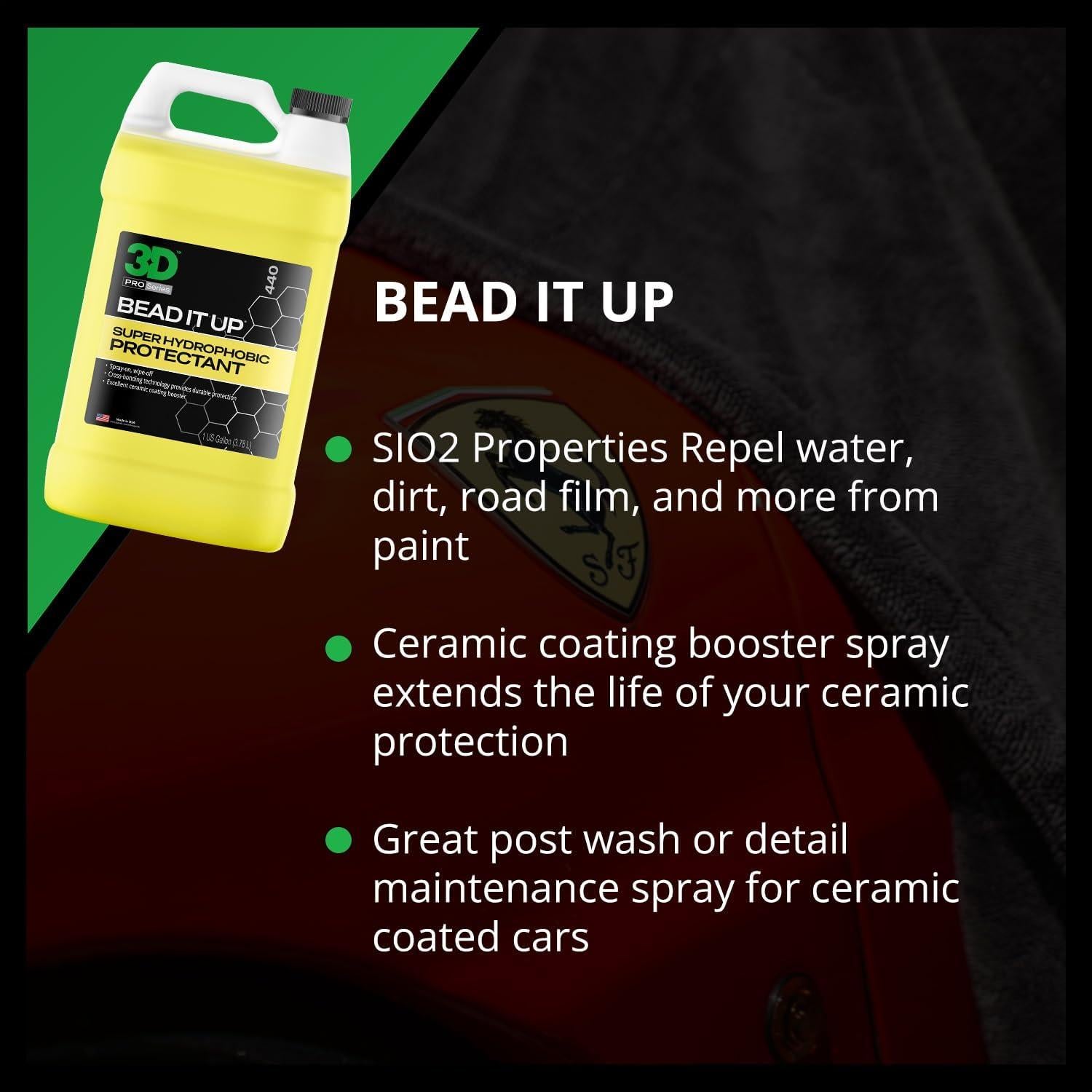 Spray Acelerador Cerámico 3D Bead It Up 3.95kg Hidrofóbico