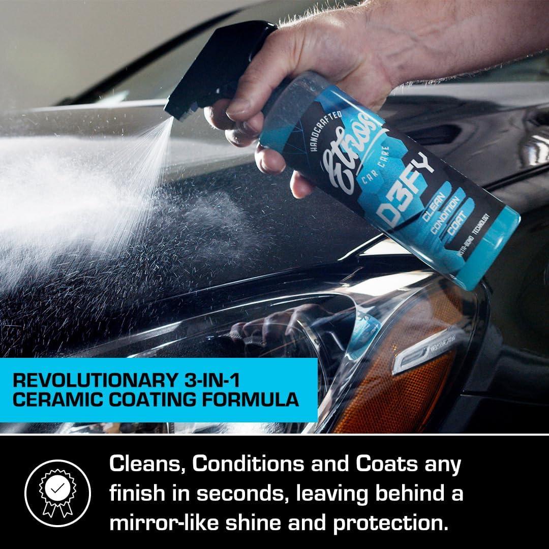 Ethos Defy 3 en 1 - Spray Cerámico para Lavado de Autos 473ml