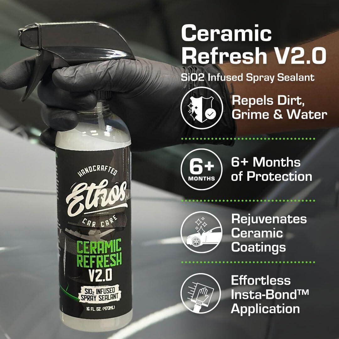 Ethos Refresh - Sellador Cerámico en Spray 473ml Brillo y Protección