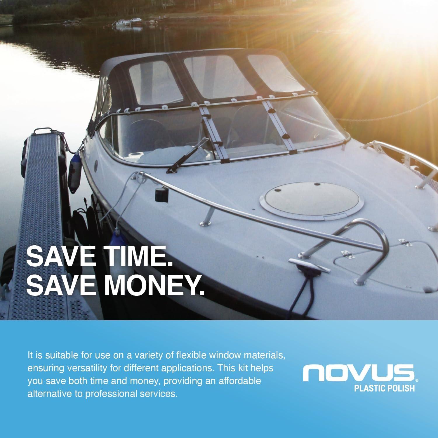 Kit de Limpieza de Plástico Novus para Ventanas Flexibles