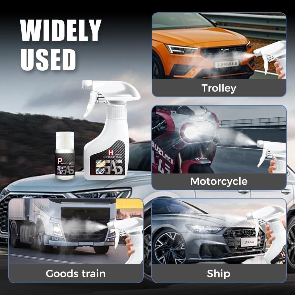 Kit de Restauración de Faros Eadwe 180ml - Limpiador Multifuncional