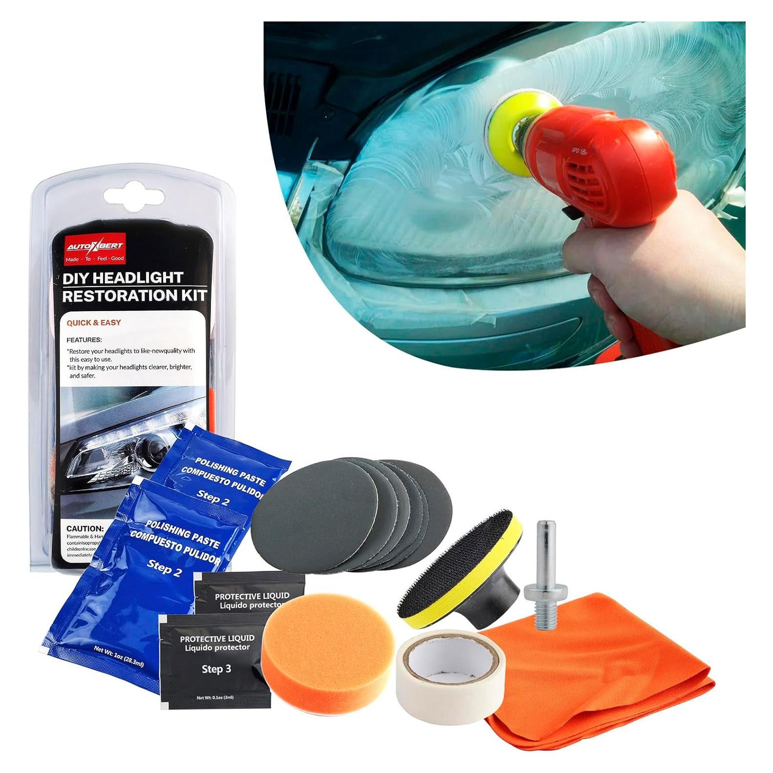 Kit de Restauración de Faros Autoxbert - Pulido y Reparación