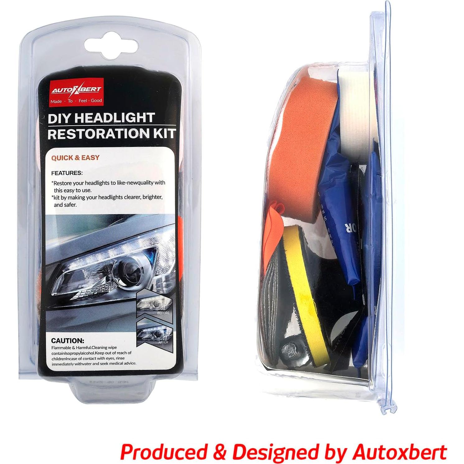 Kit de Restauración de Faros Autoxbert - Pulido y Reparación