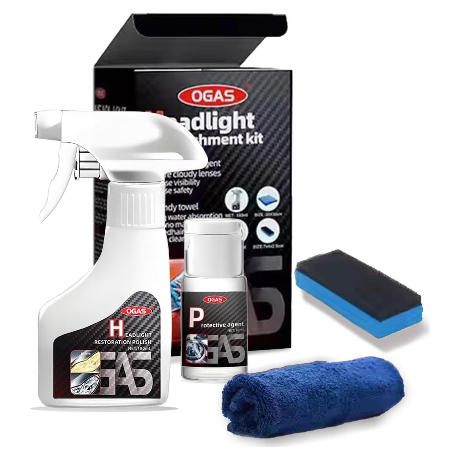Kit de Restauración de Faros Genérico 2025 - 180ml + 10ml