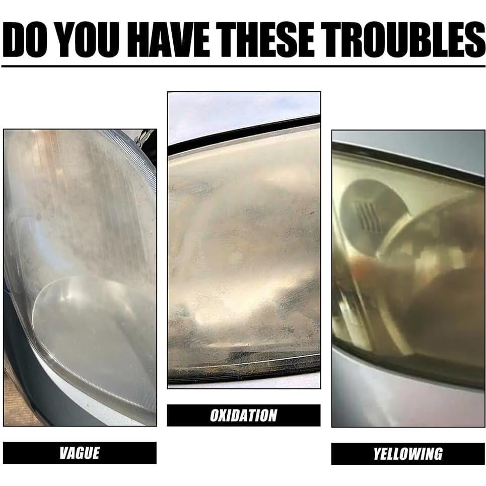 Kit de Restauración de Faros Ogas - 180ml Spray + Accesorios